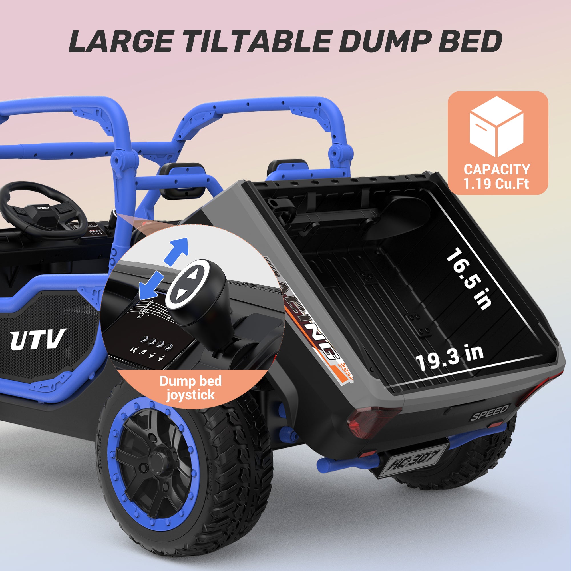 24V Utility Ride-on Dump Truck