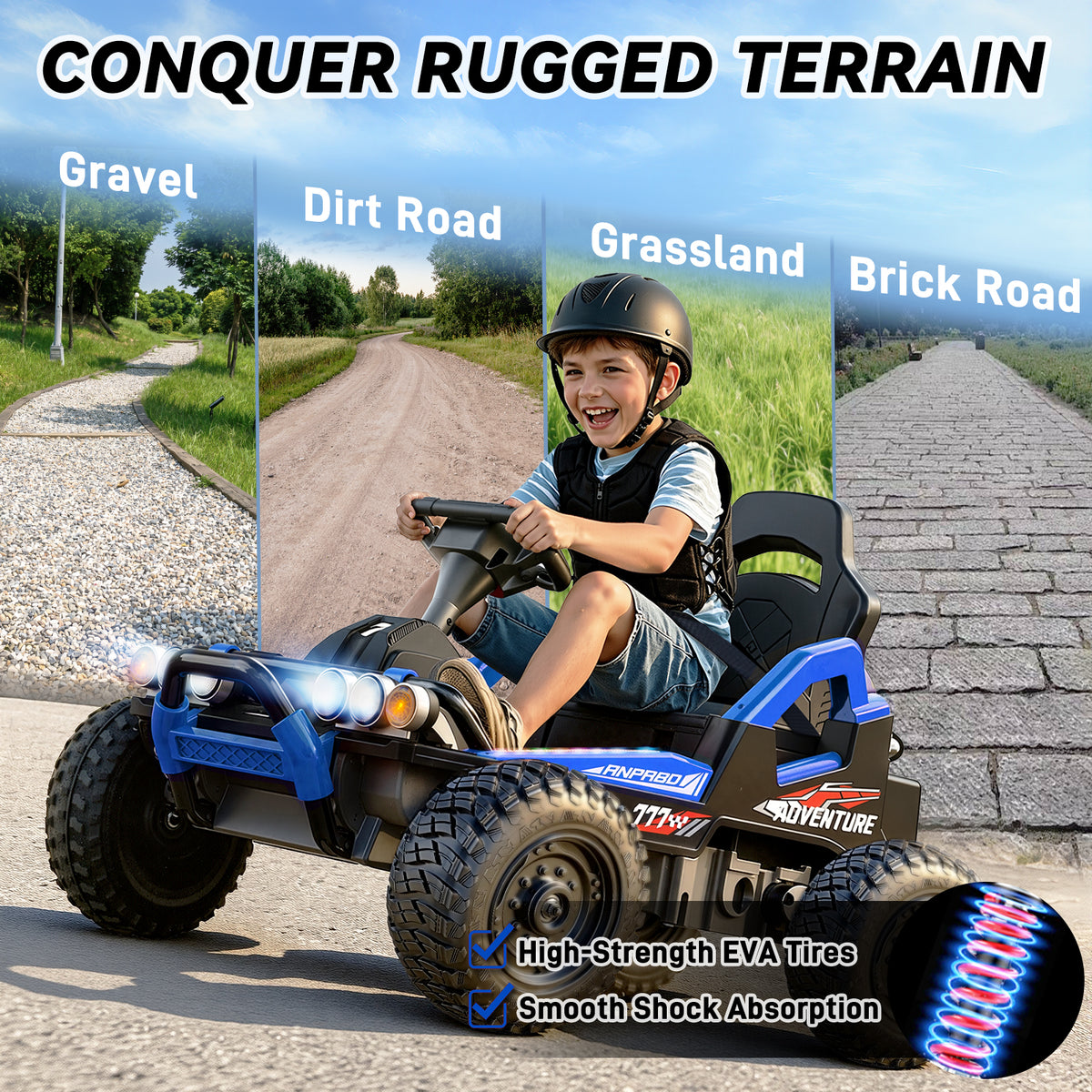 24V Off-Road Ride-On Car