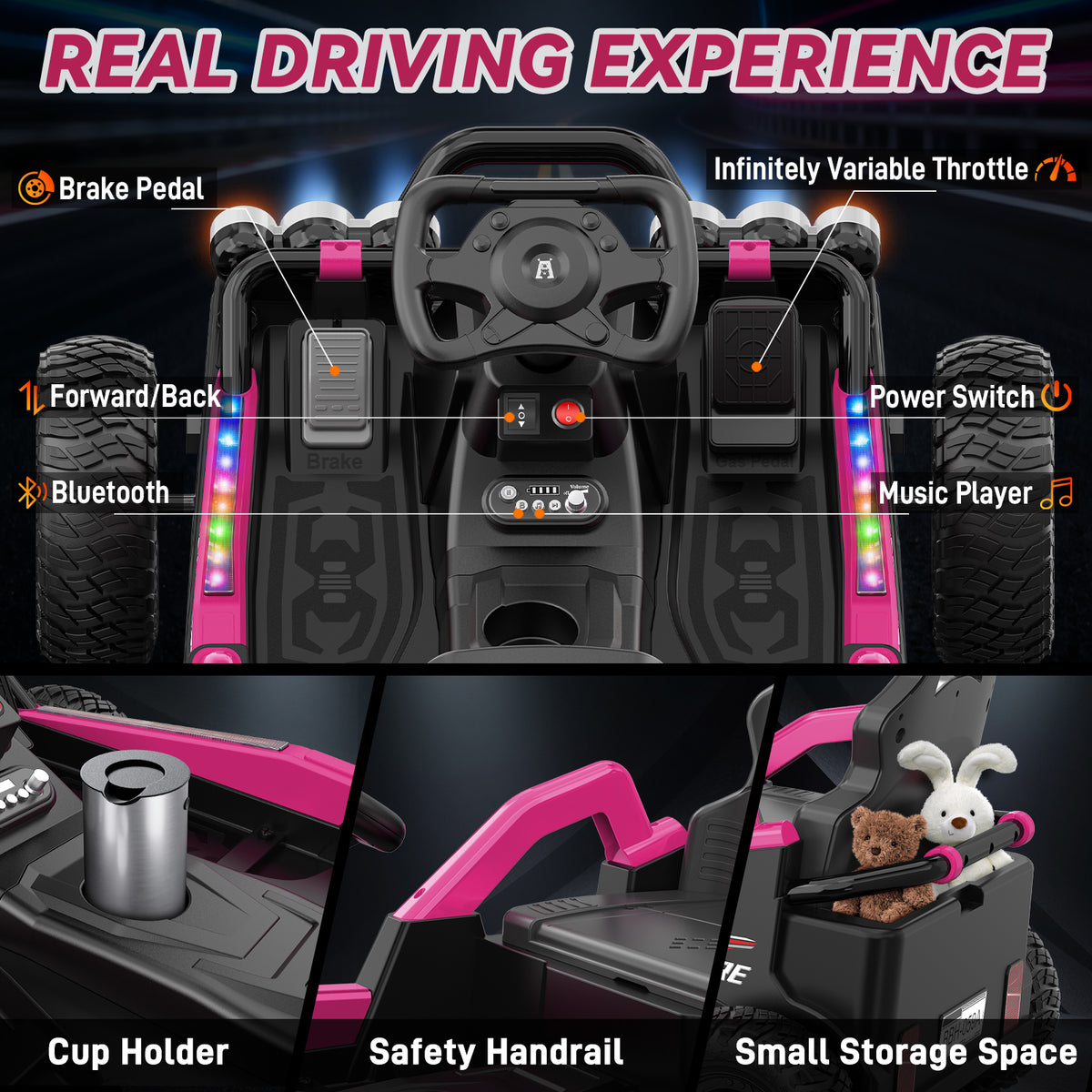 24V Off-Road Ride-On Car