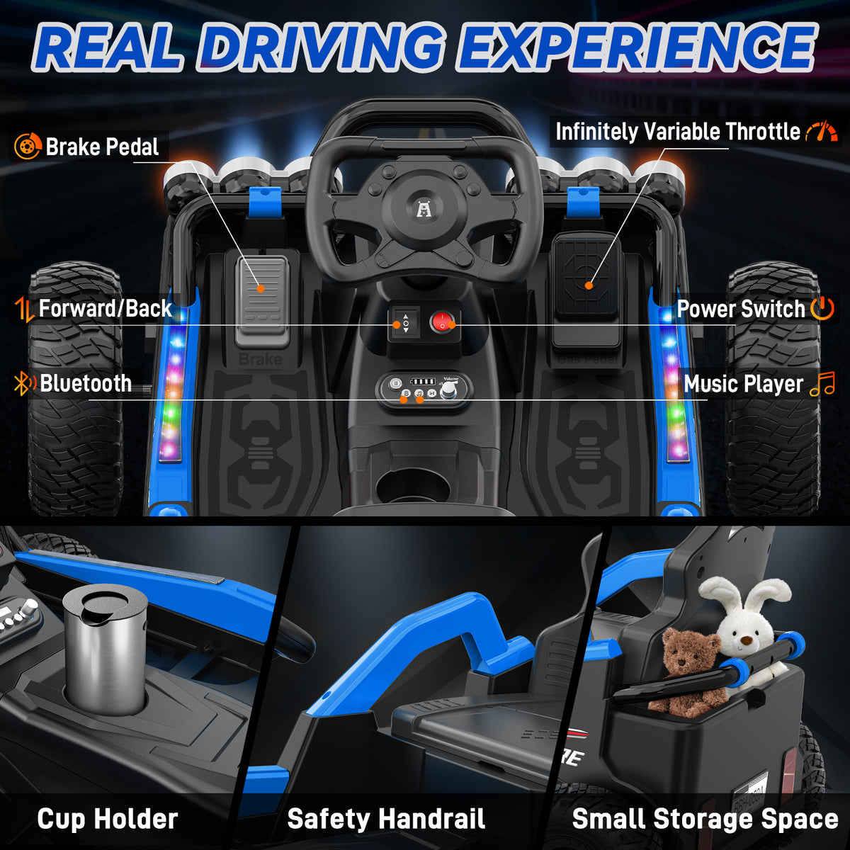 24V Off-Road Ride-On Car