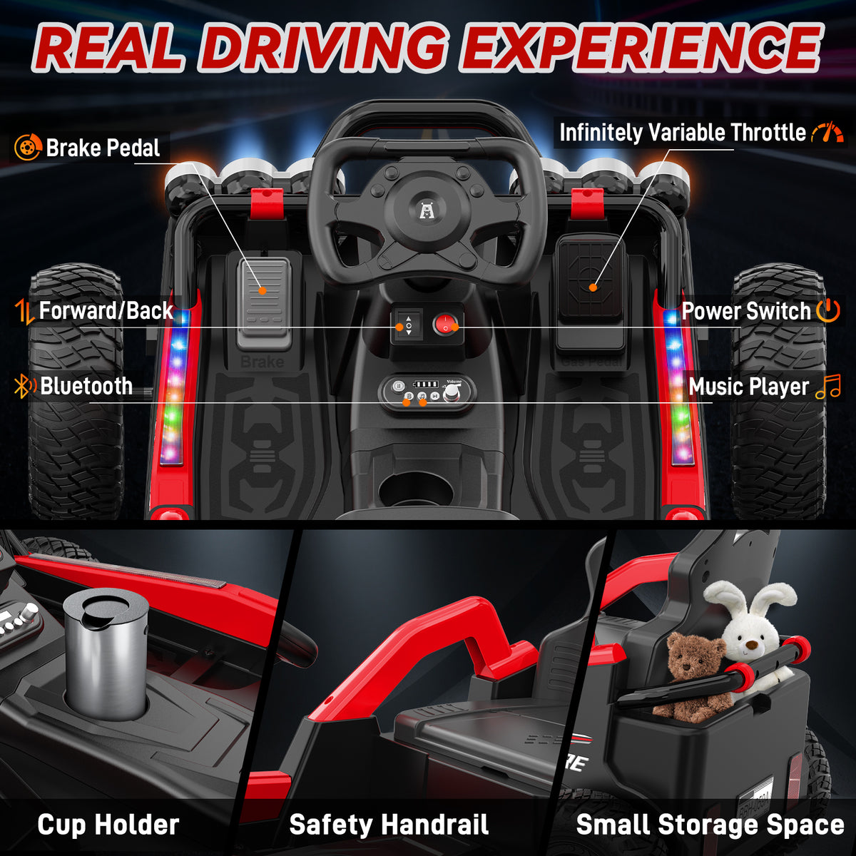 24V Off-Road Ride-On Car