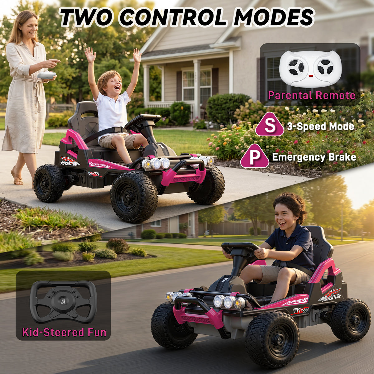 24V Off-Road Ride-On Car