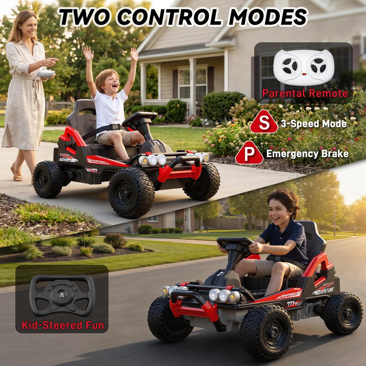 24V Off-Road Ride-On Car