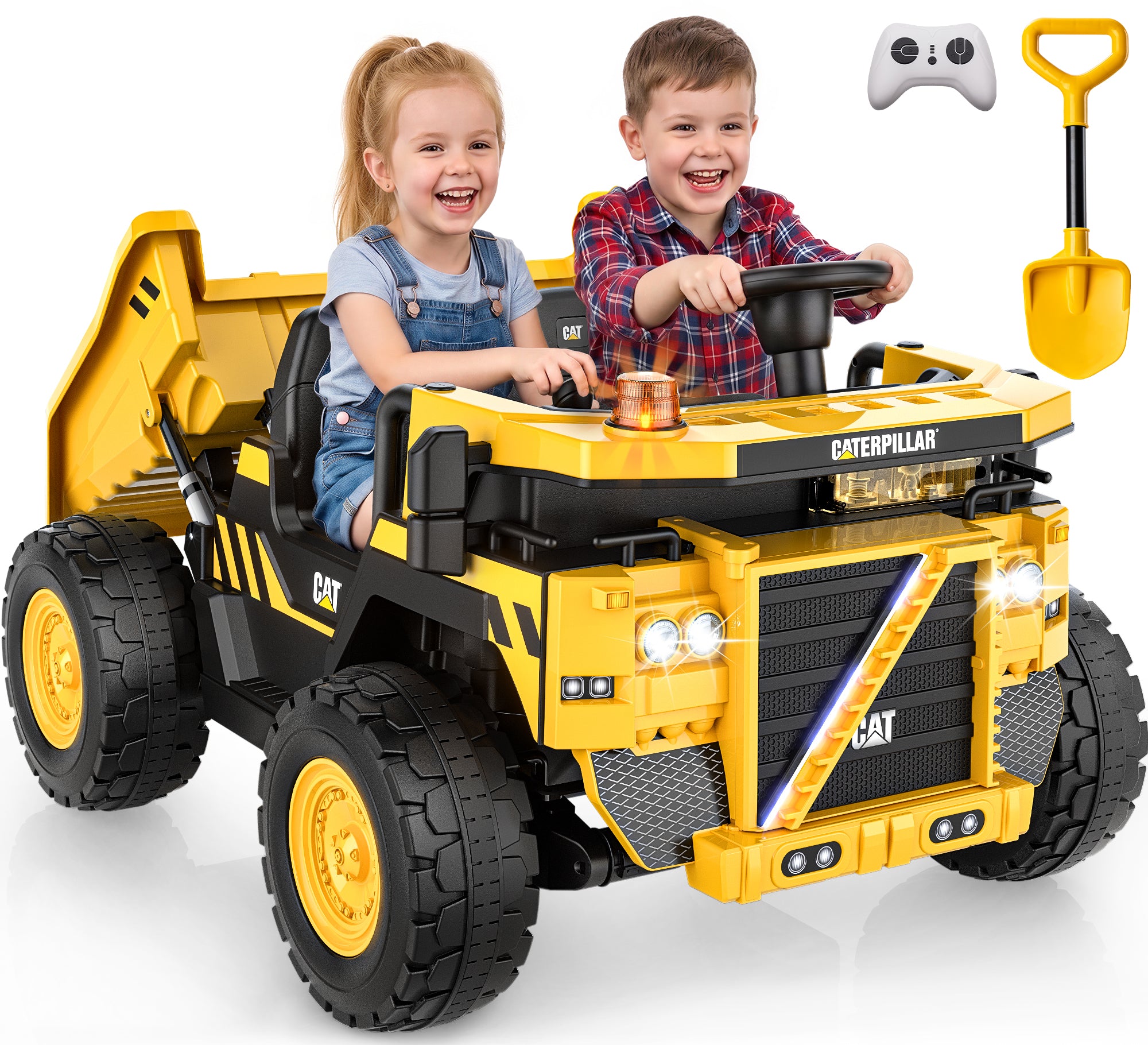 24V CAT Licensed Ride-On Dump Truck 797F
