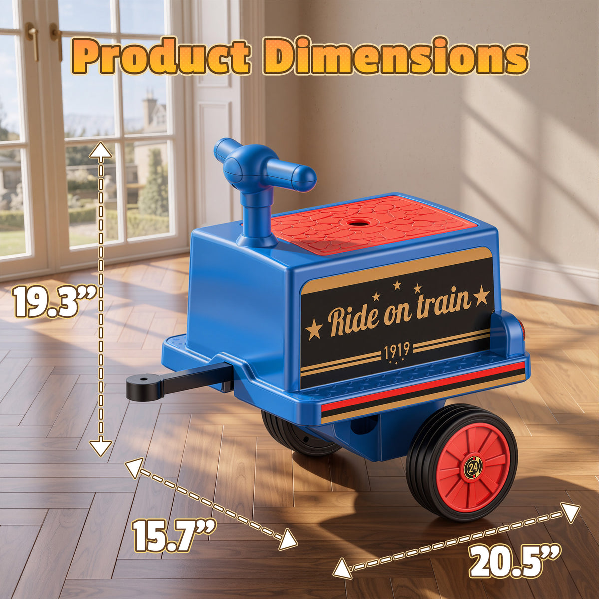 12V Trackless Ride-On Train Set