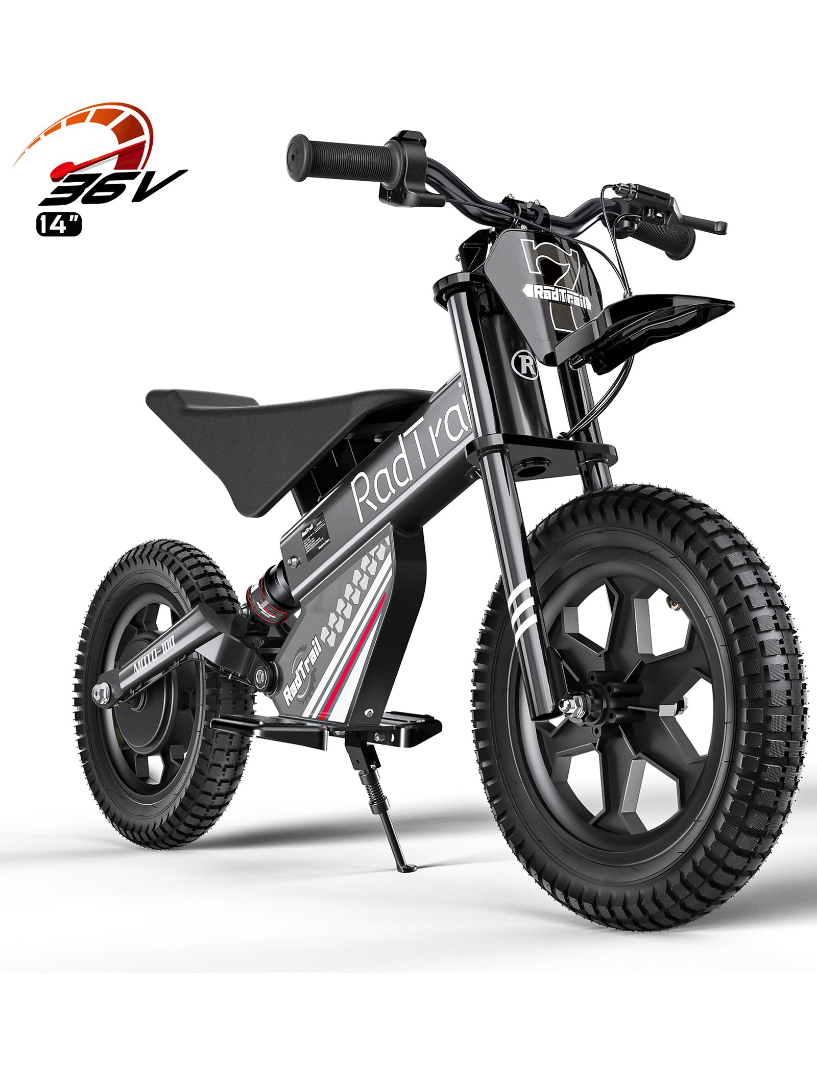 ANPABO  36V 14" Kids Electric Off-Road Bike-black