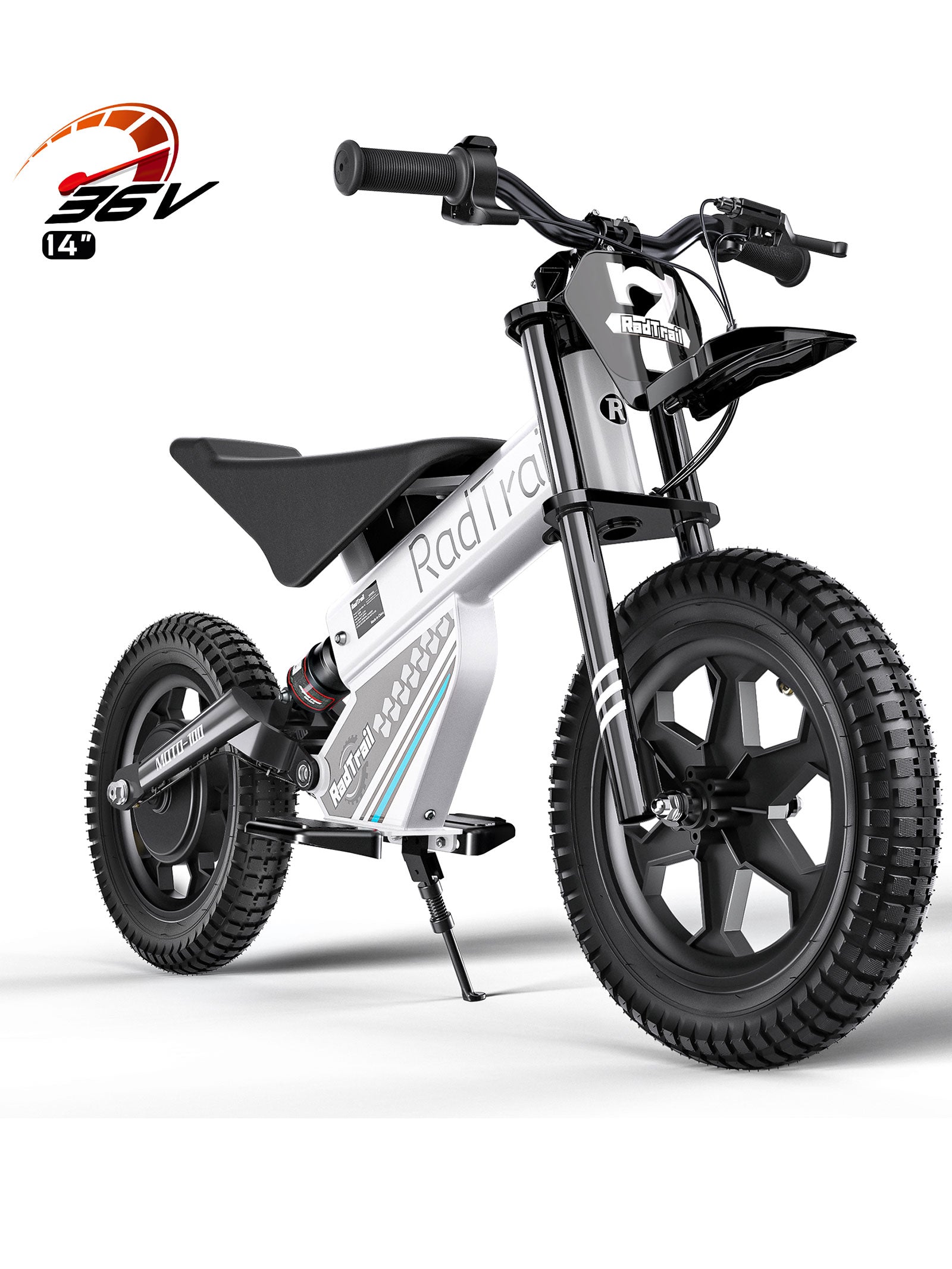 ANPABO  36V 14" Kids Electric Off-Road Bike-white