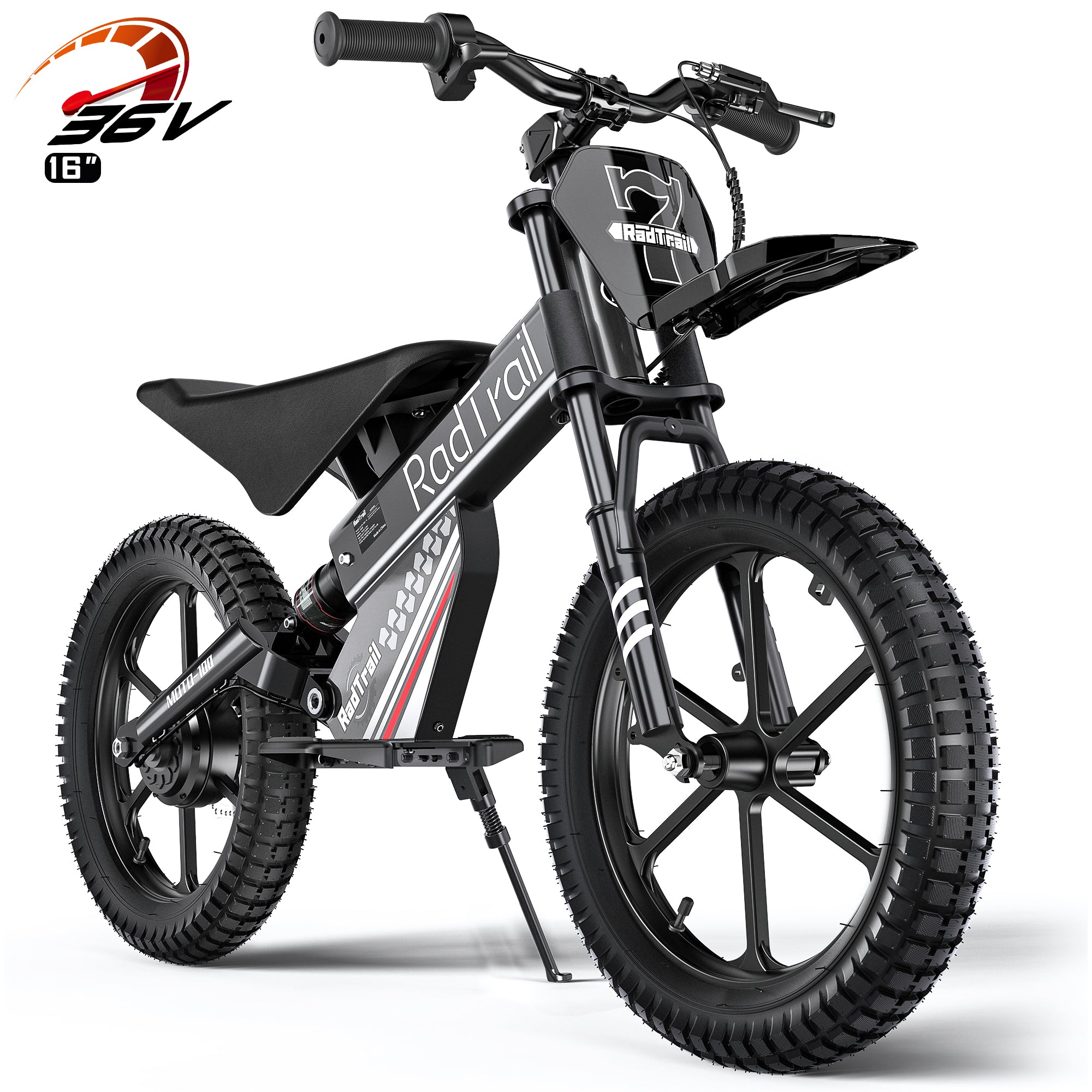 ANPABO  36V 16" Kids Electric Balance Bike-black