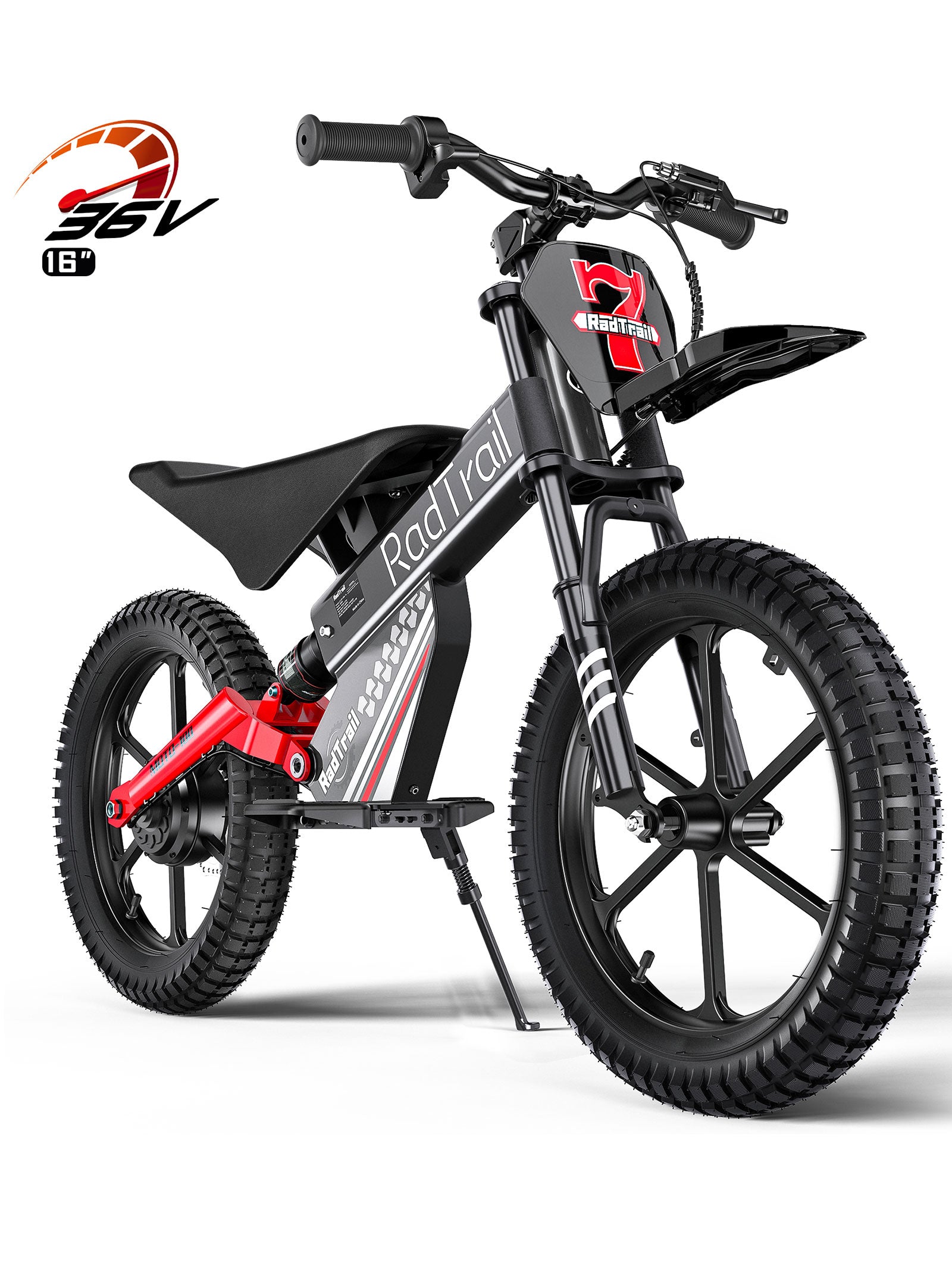 ANPABO  36V 16" Kids Electric Off-Road Bike-red