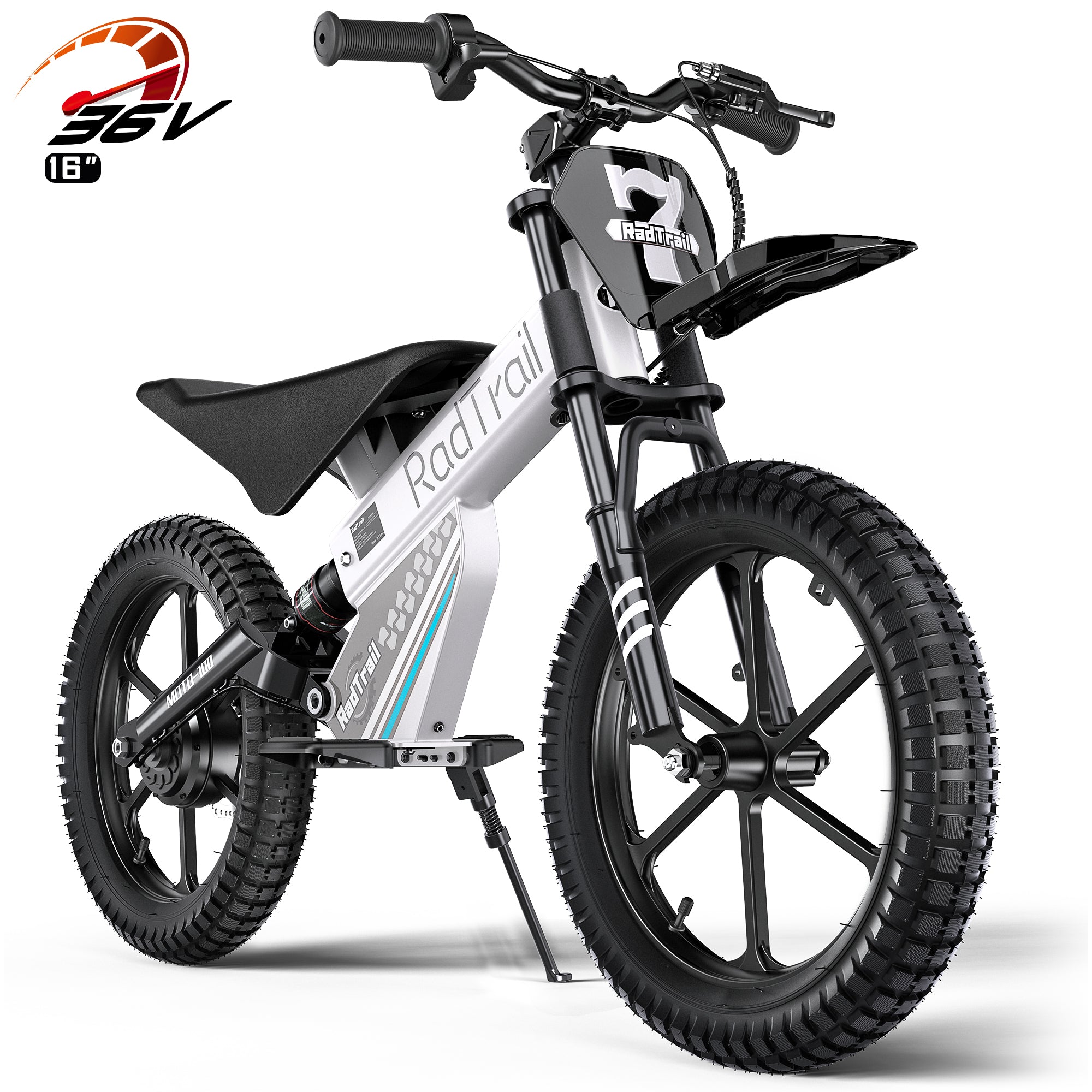 ANPABO  36V 16" Kids Electric Off-Road Bike-white