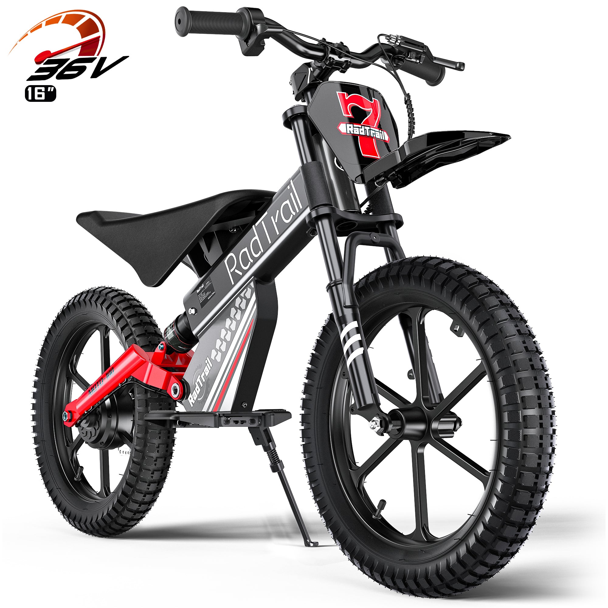 ANPABO  36V 16" Kids Electric Off-Road Bike-red