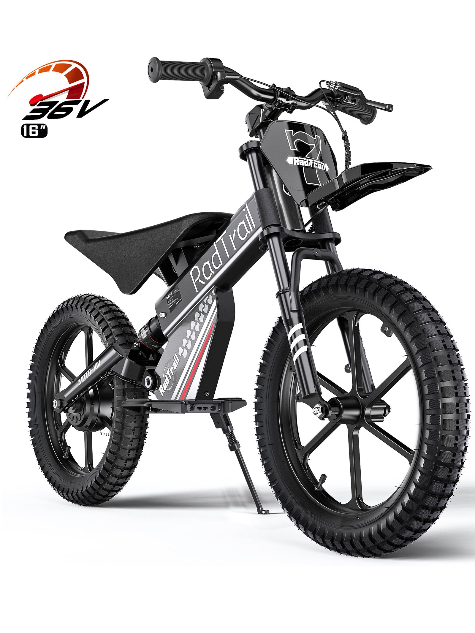 ANPABO  36V 16" Kids Electric Off-Road Bike-black