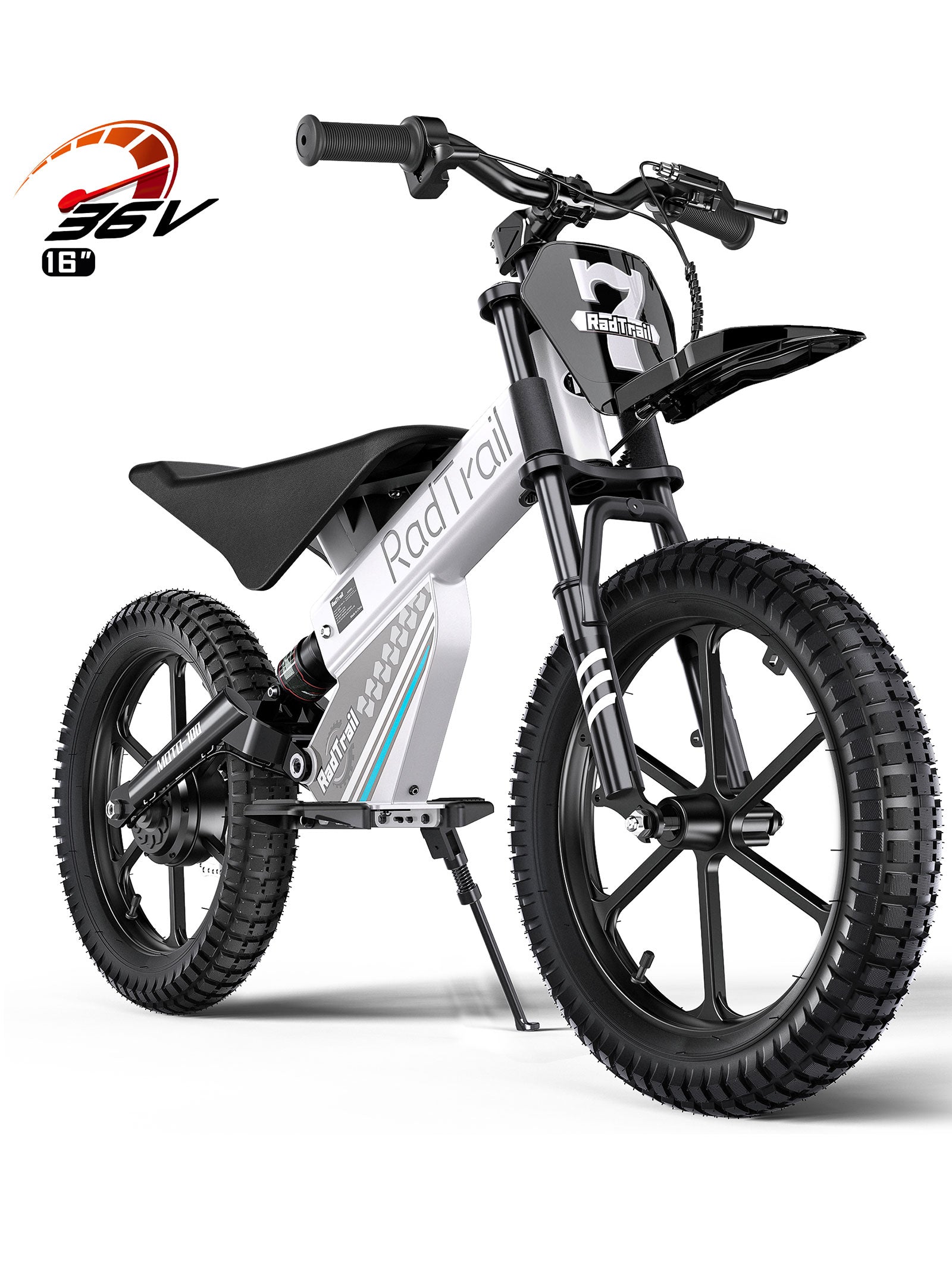 ANPABO  36V 16" Kids Electric Off-Road Bike-white