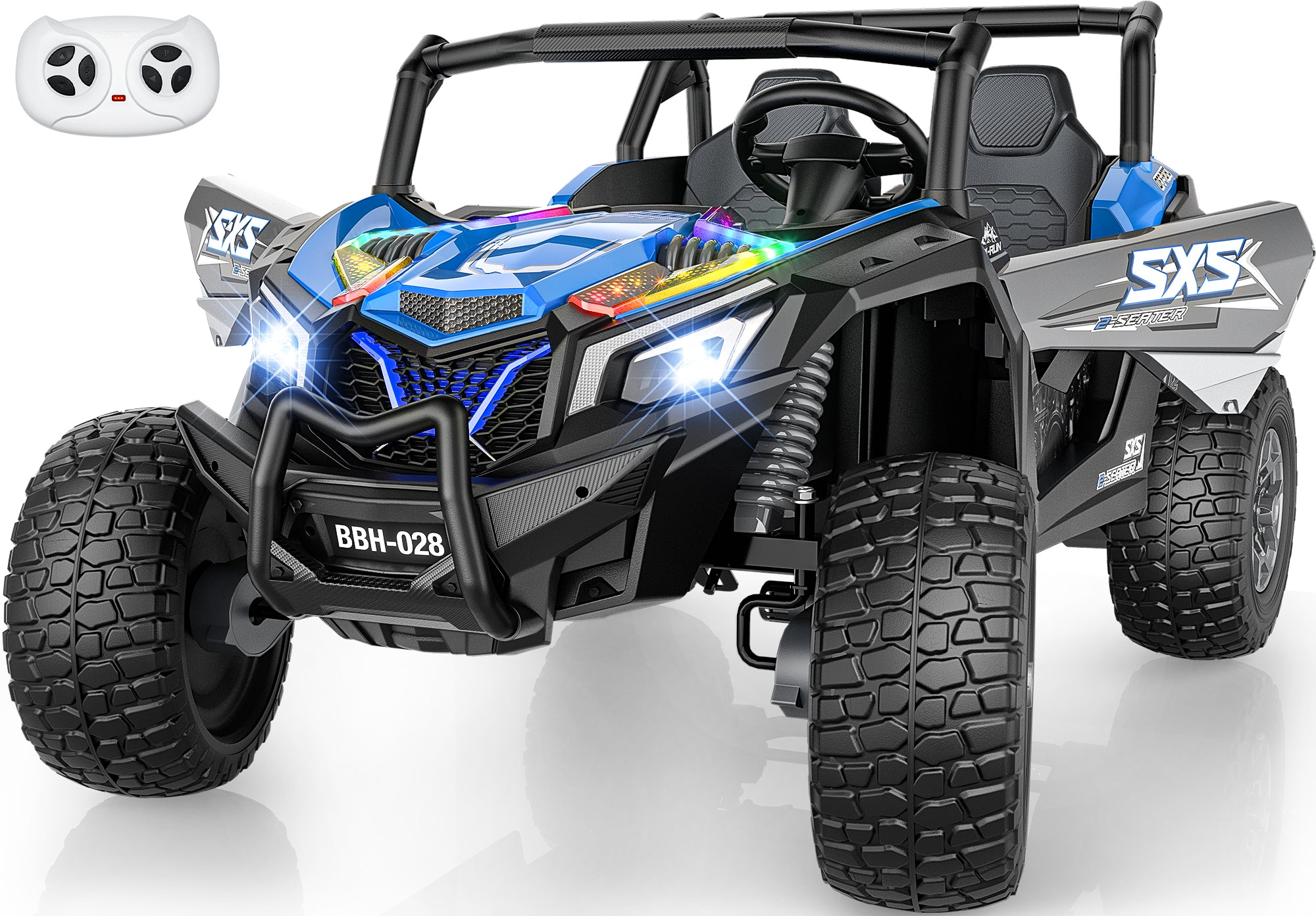 24V Ride-On Car Music Player Panel with Bluetooth & Battery Display