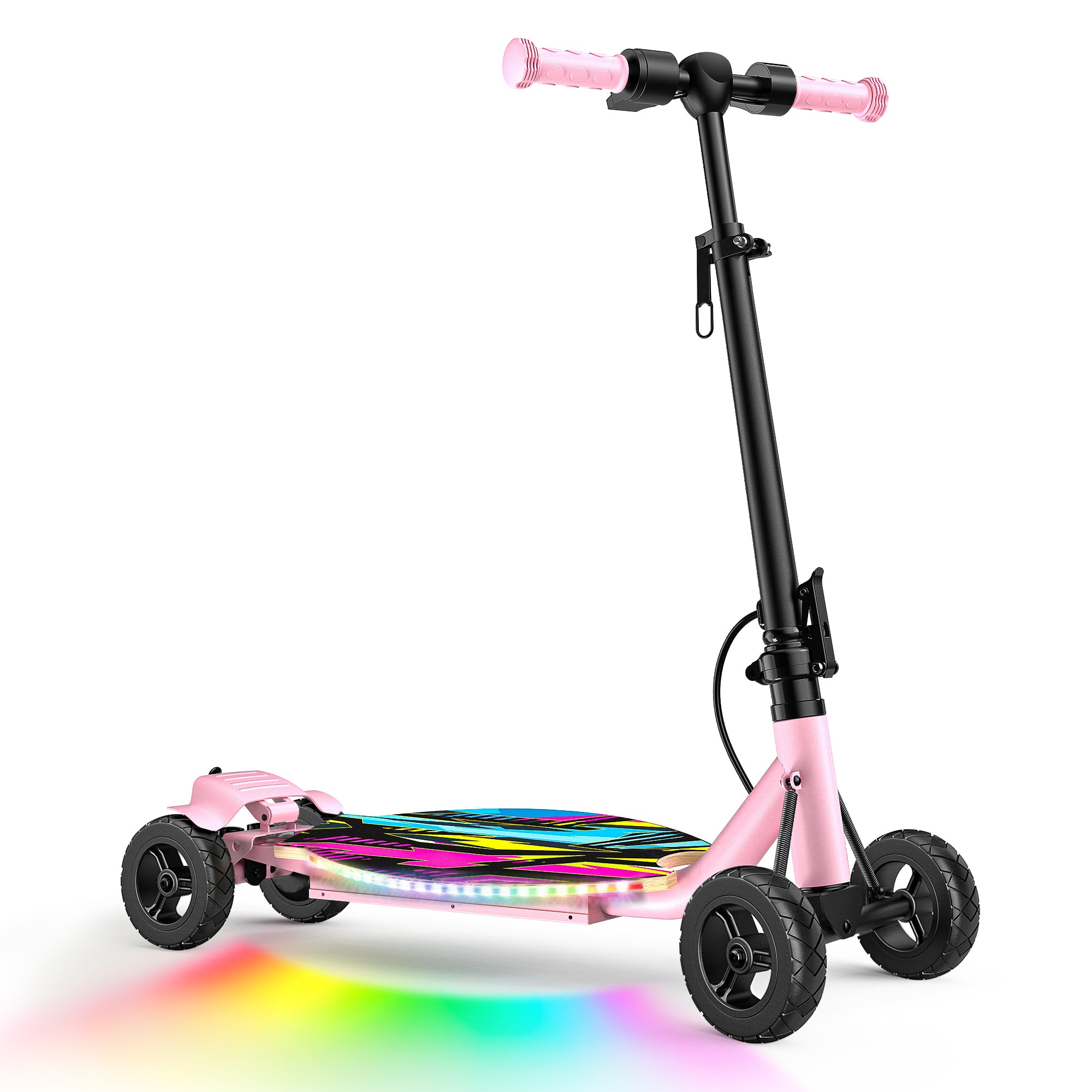 V1 QuadGlide 24V Kids 4-Wheel Electric Scooter