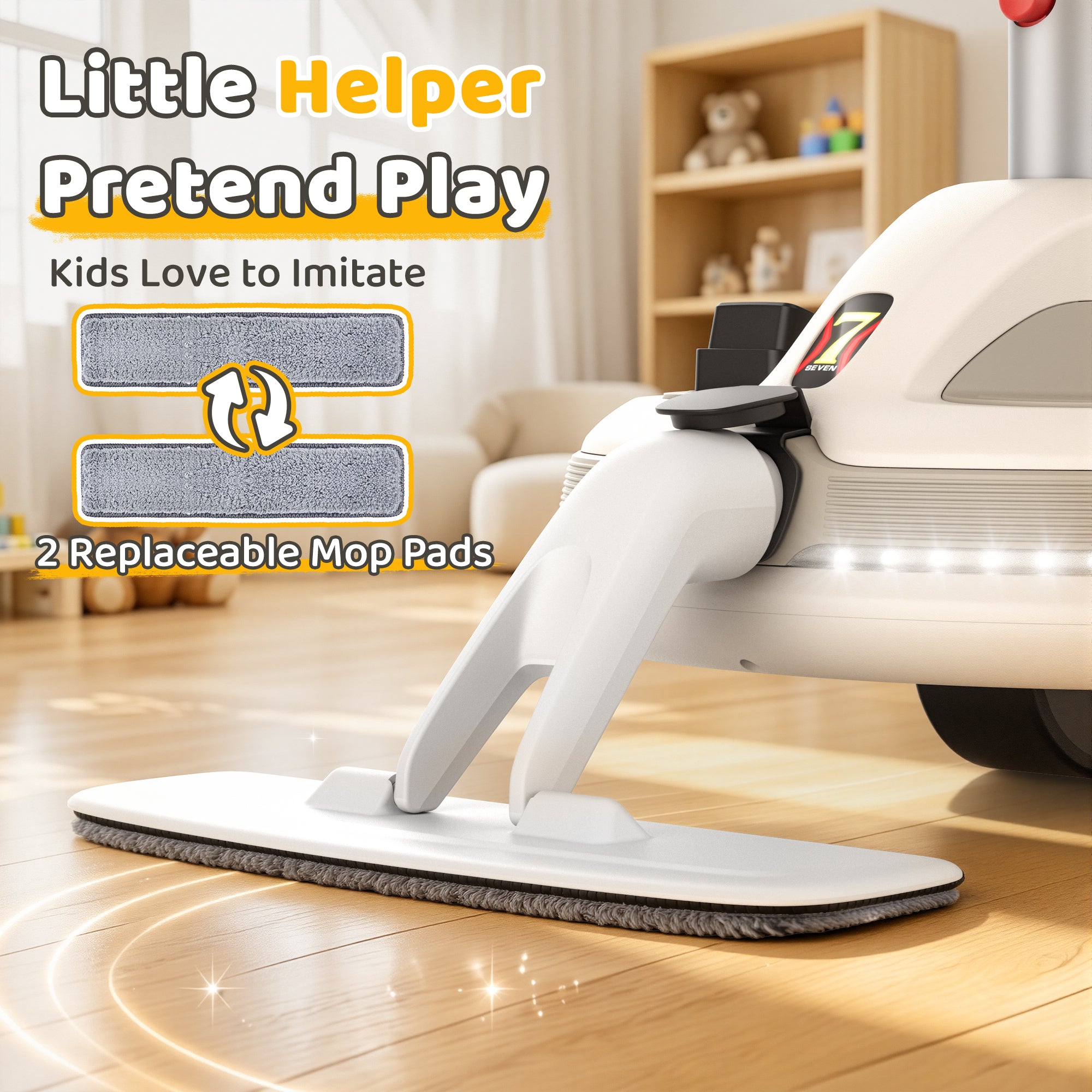 12V Kid's electric cleaning car