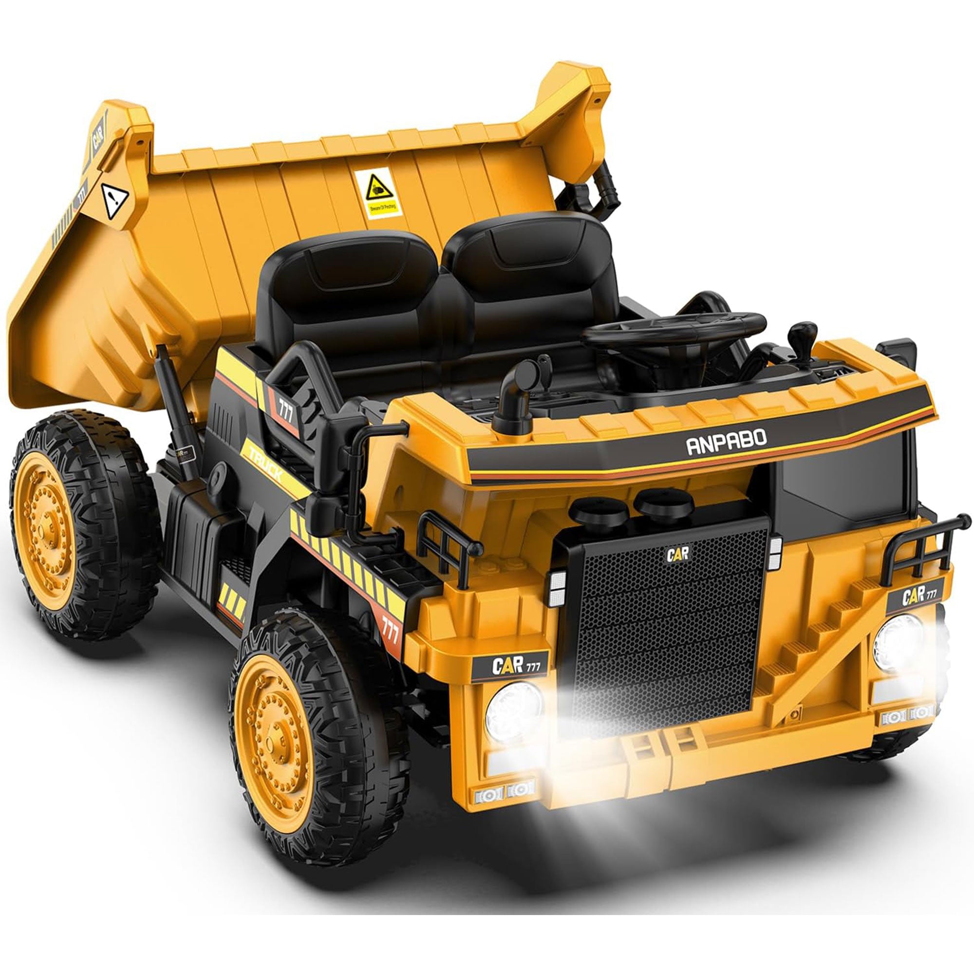12V Ride on Dump Truck for Kids with Remote Control
