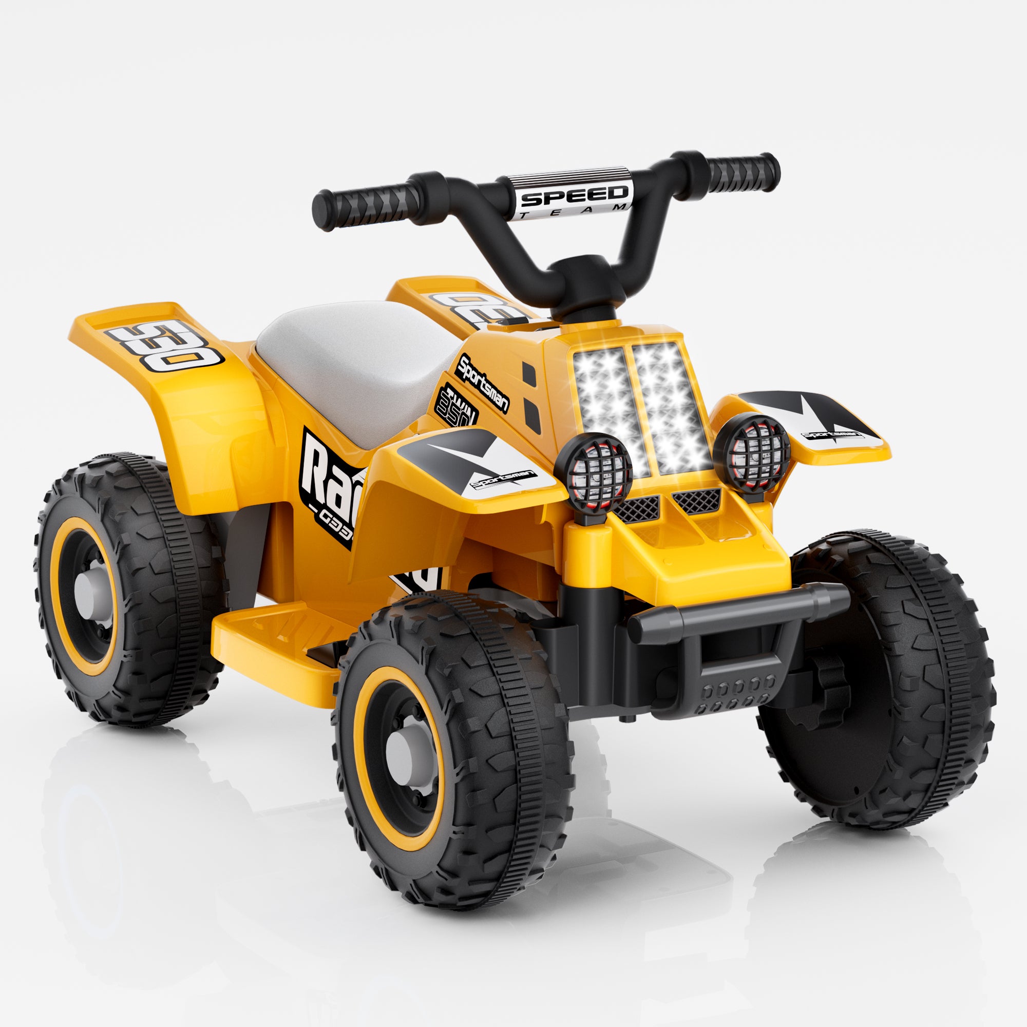 ANPABO 6V 7AH Kids Ride-On ATV - Fun, Safe Gift for Toddlers-yellow
