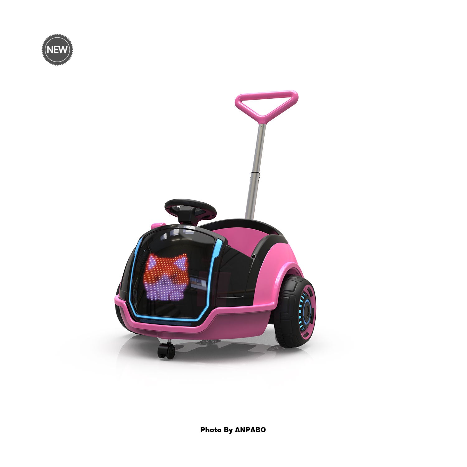 Retractable Handle for ANPABO 3-in-1 Push Ride-On Car