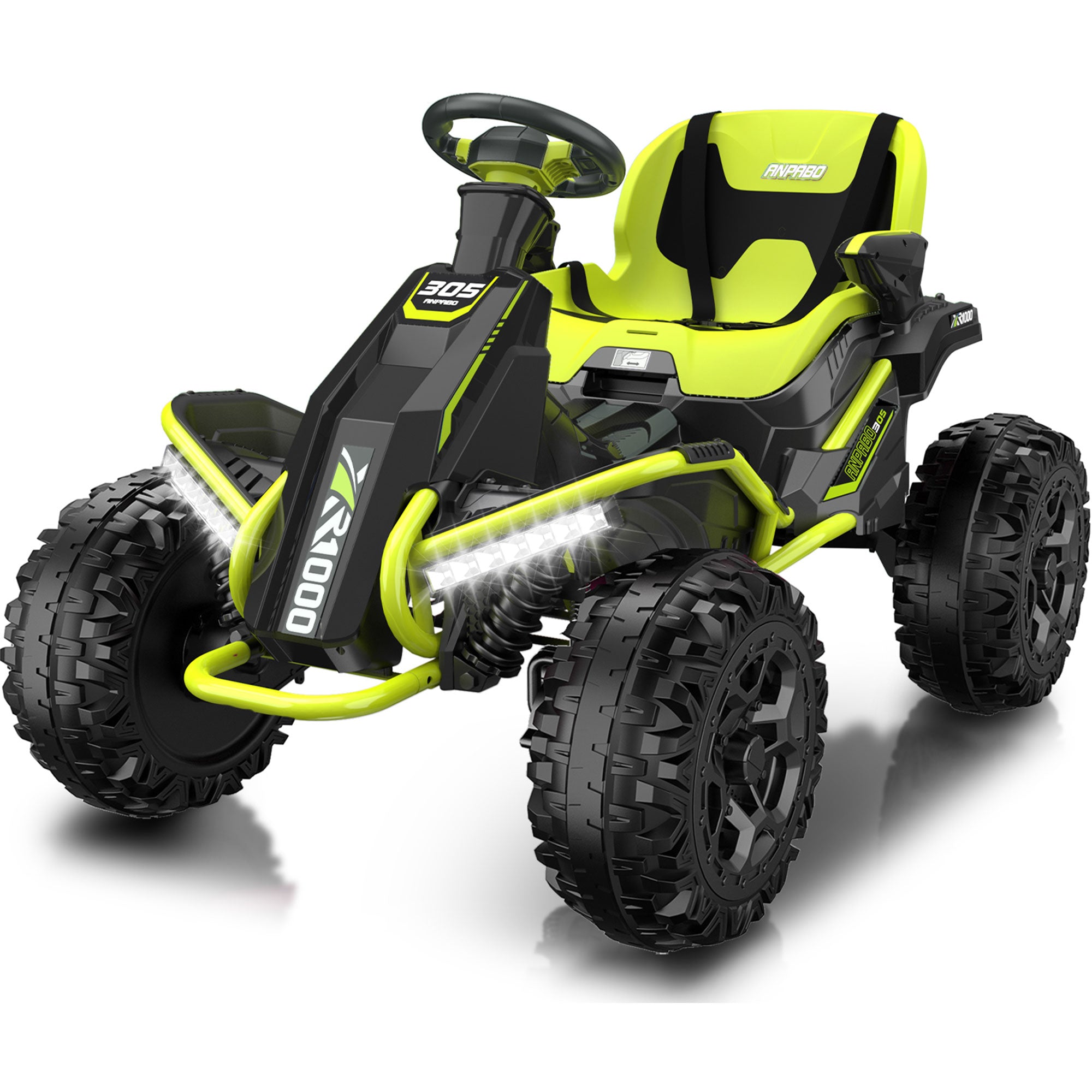 24V ANPOBO Direct Terrain Ride-On Buggy with Remote-green