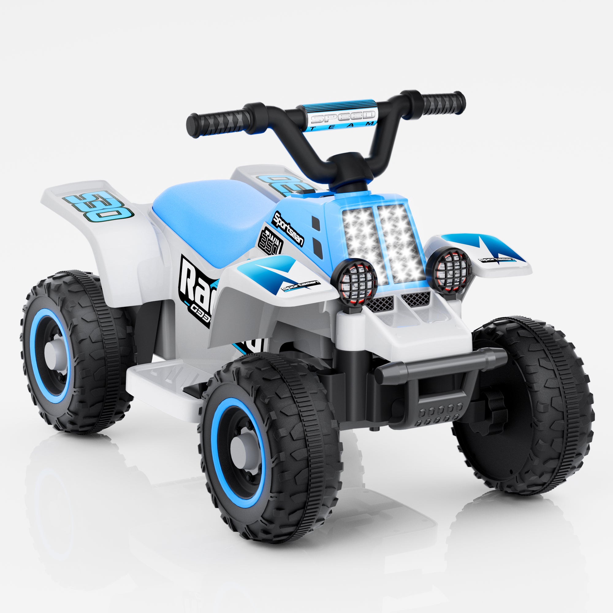 ANPABO 6V 7AH Kids Ride-On ATV - Fun, Safe Gift for Toddlers-blue