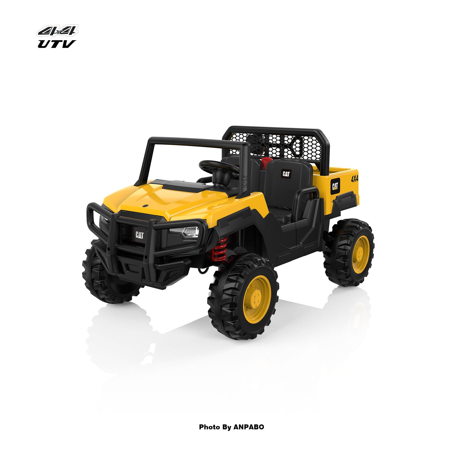 24V ANPABO Licensed Caterpillar Ride On Dump Truck with Remote Control
