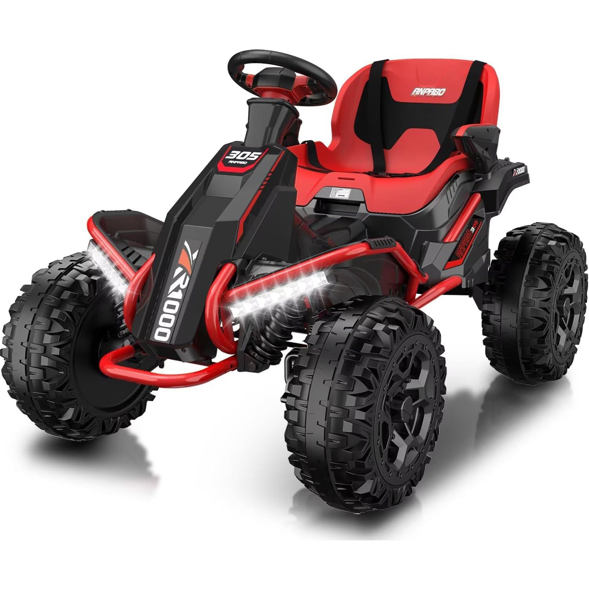 24V ANPOBO Direct Terrain Ride-On Buggy with Remote-red