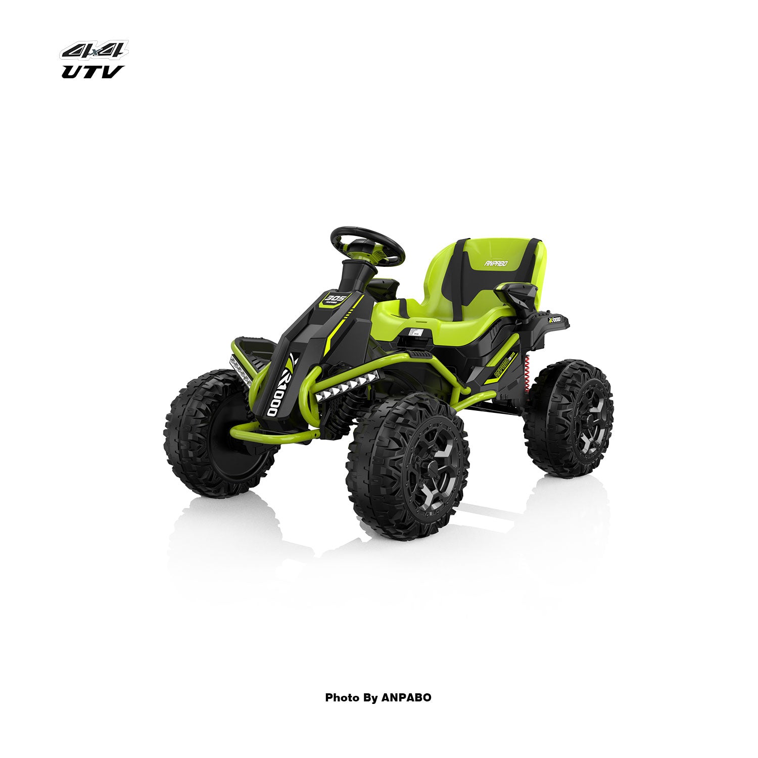 24V ANPOBO Direct Terrain Ride-On Buggy with Remote-green