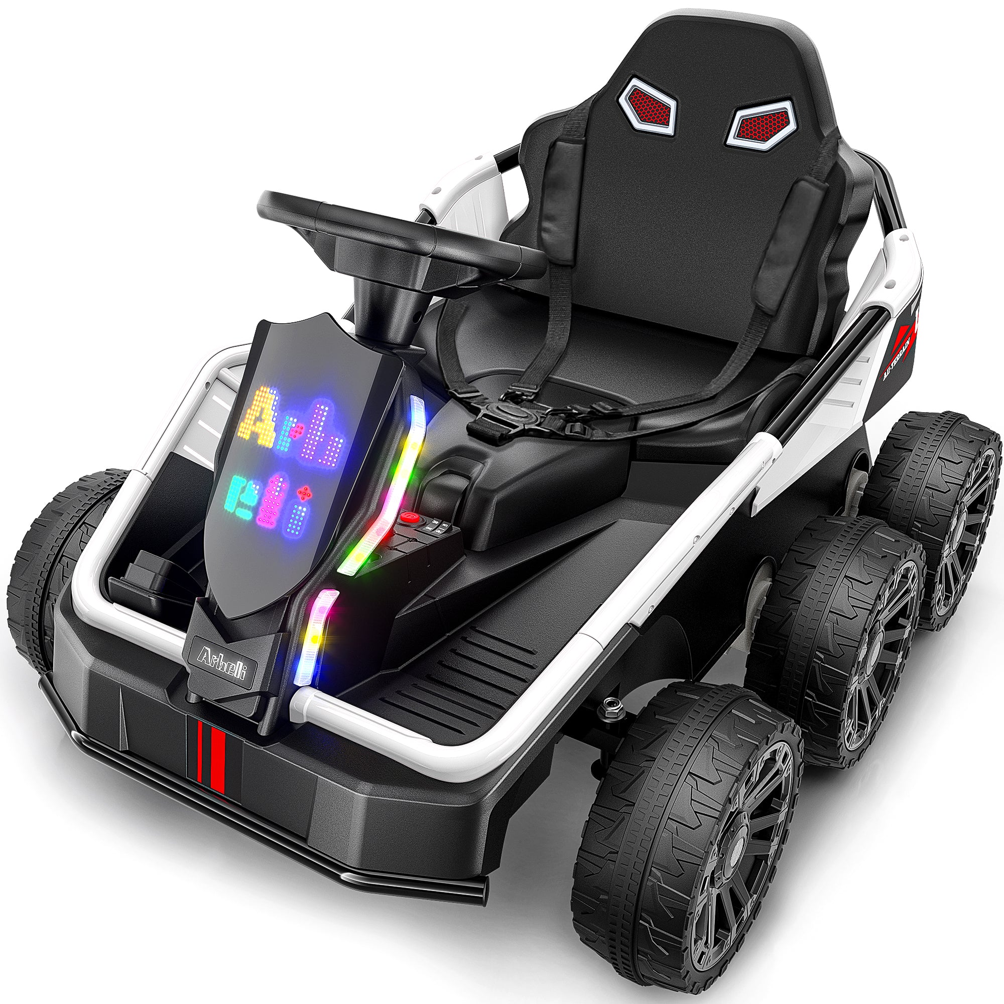 24V 4WD 6-Wheel Ride-On Car