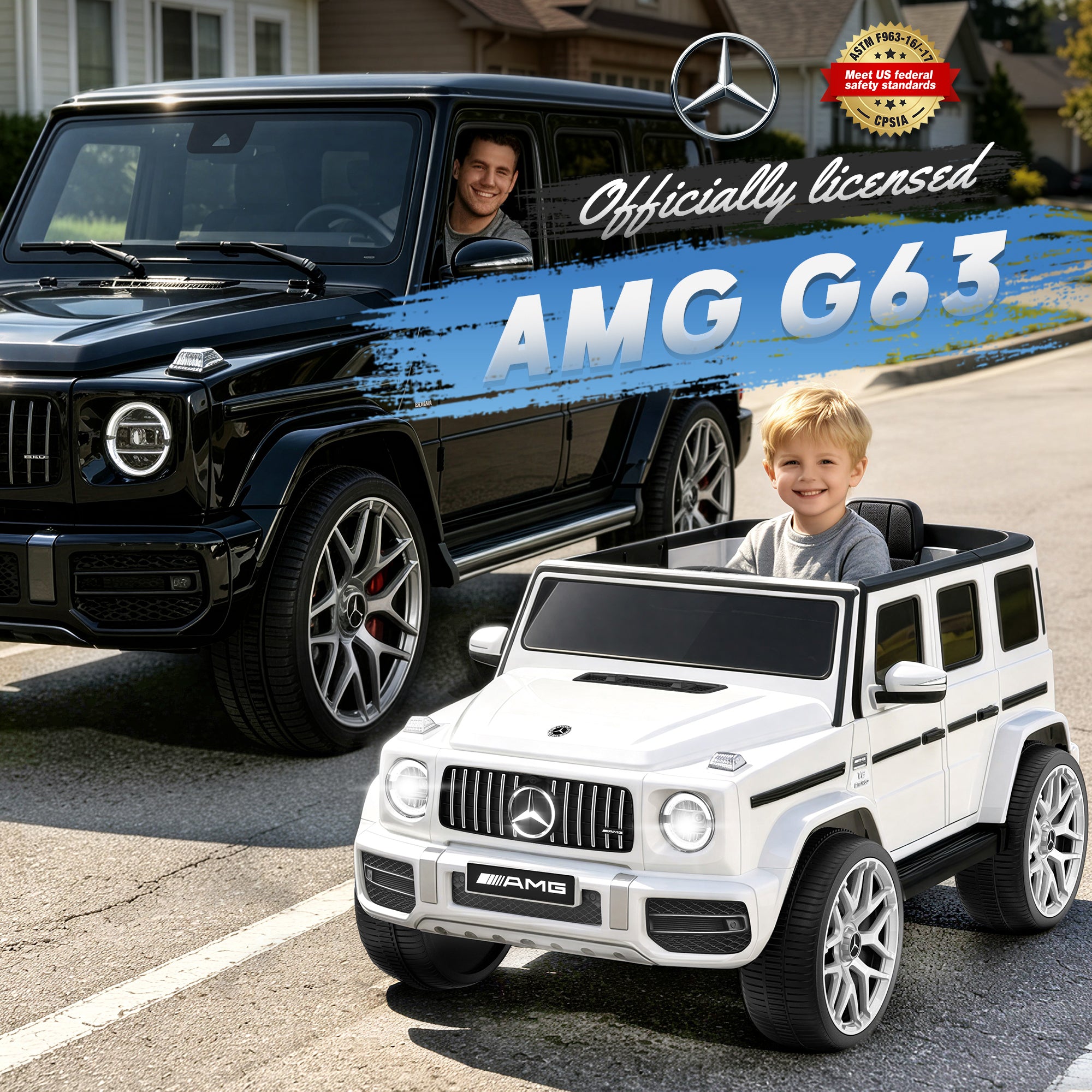 12V Licensed Mercedes-Benz G63 High-Window Ride-On – anpabotoy