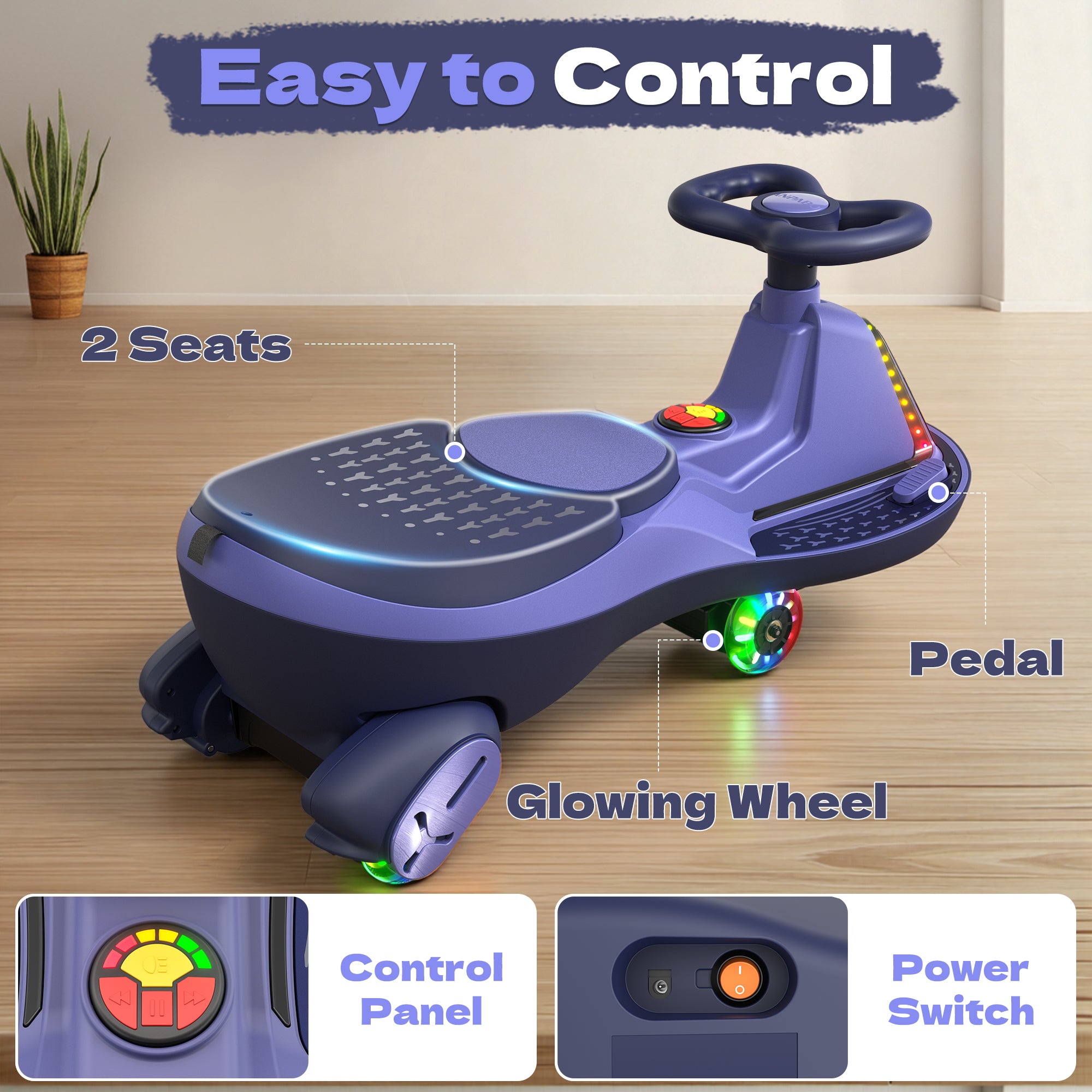 6V Electric Wiggle Car