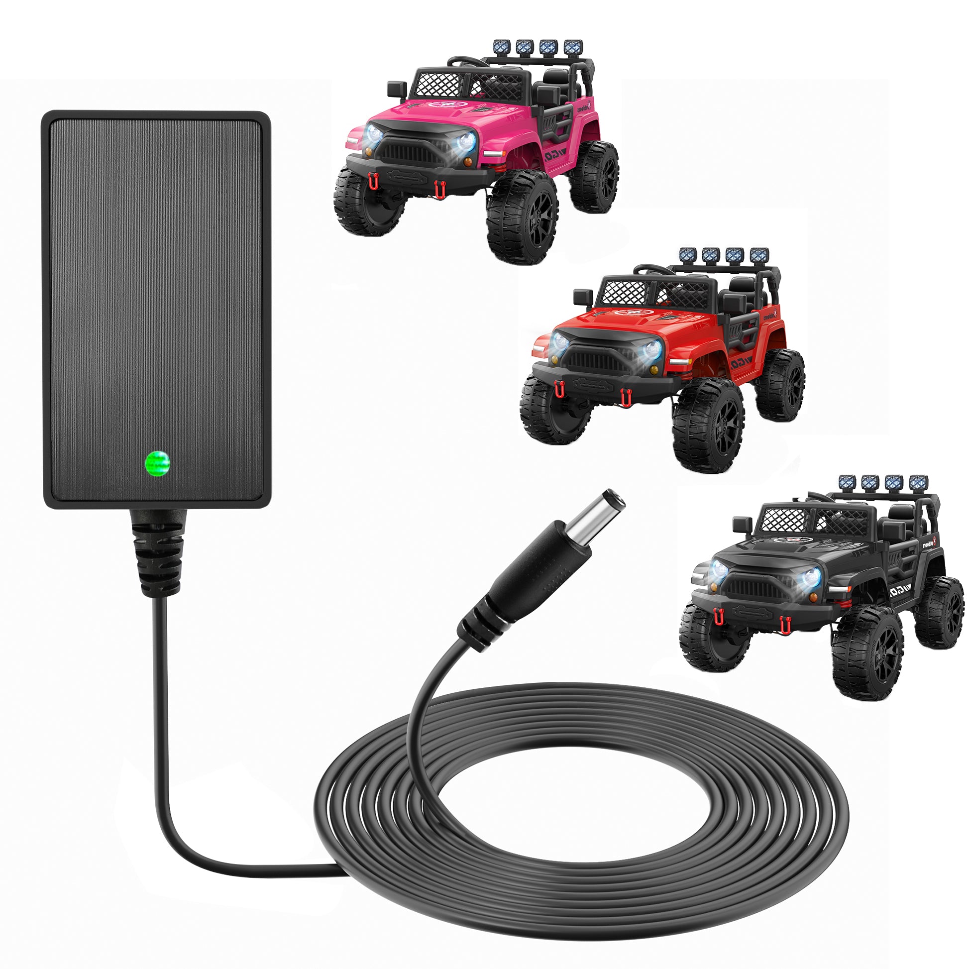 24V 1A Charger for Kids’ Ride-On Cars, UTVs, Jeeps & Go-Karts