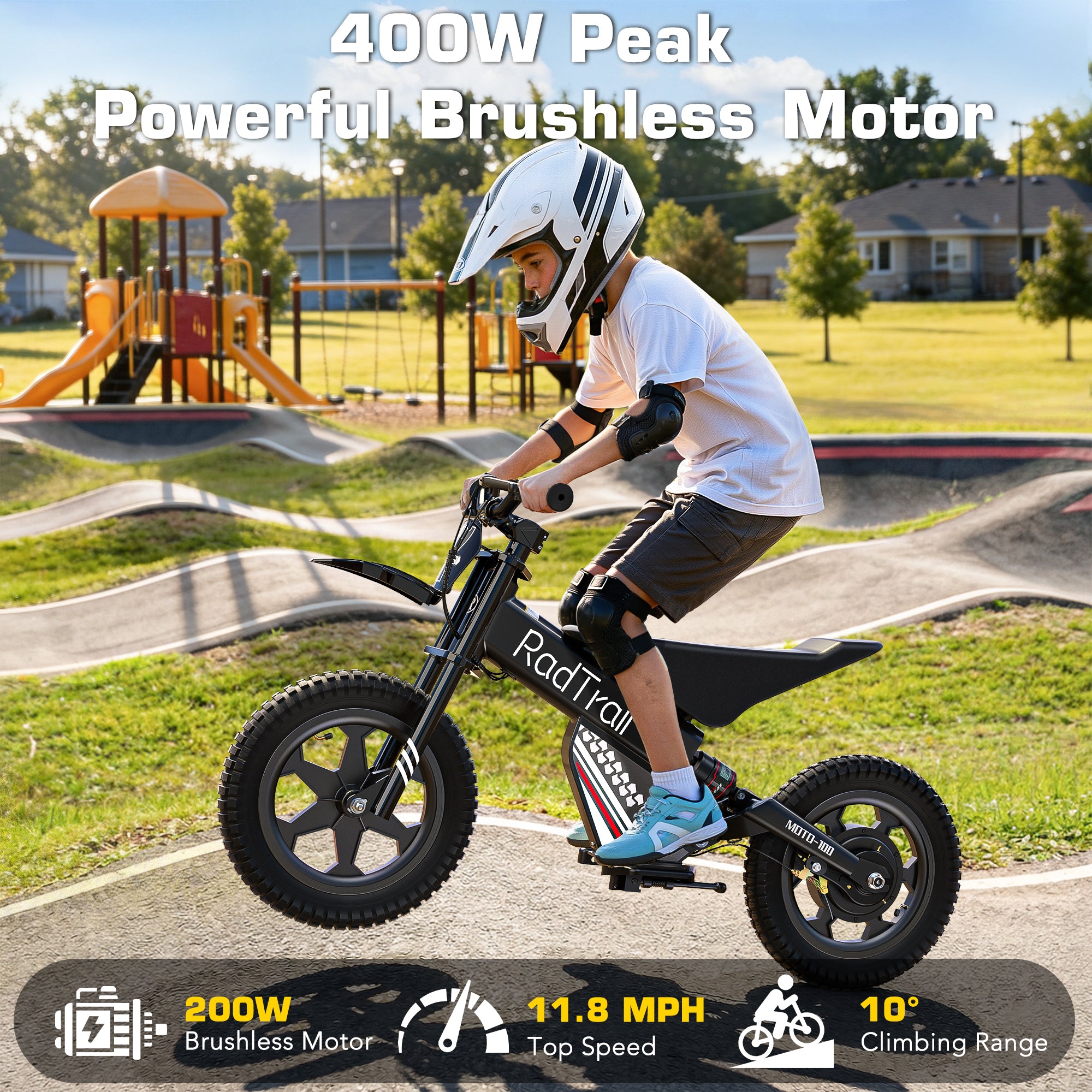 36V 14" Kids Electric Dirt Bike for Young Riders-B0GH6VCP1S