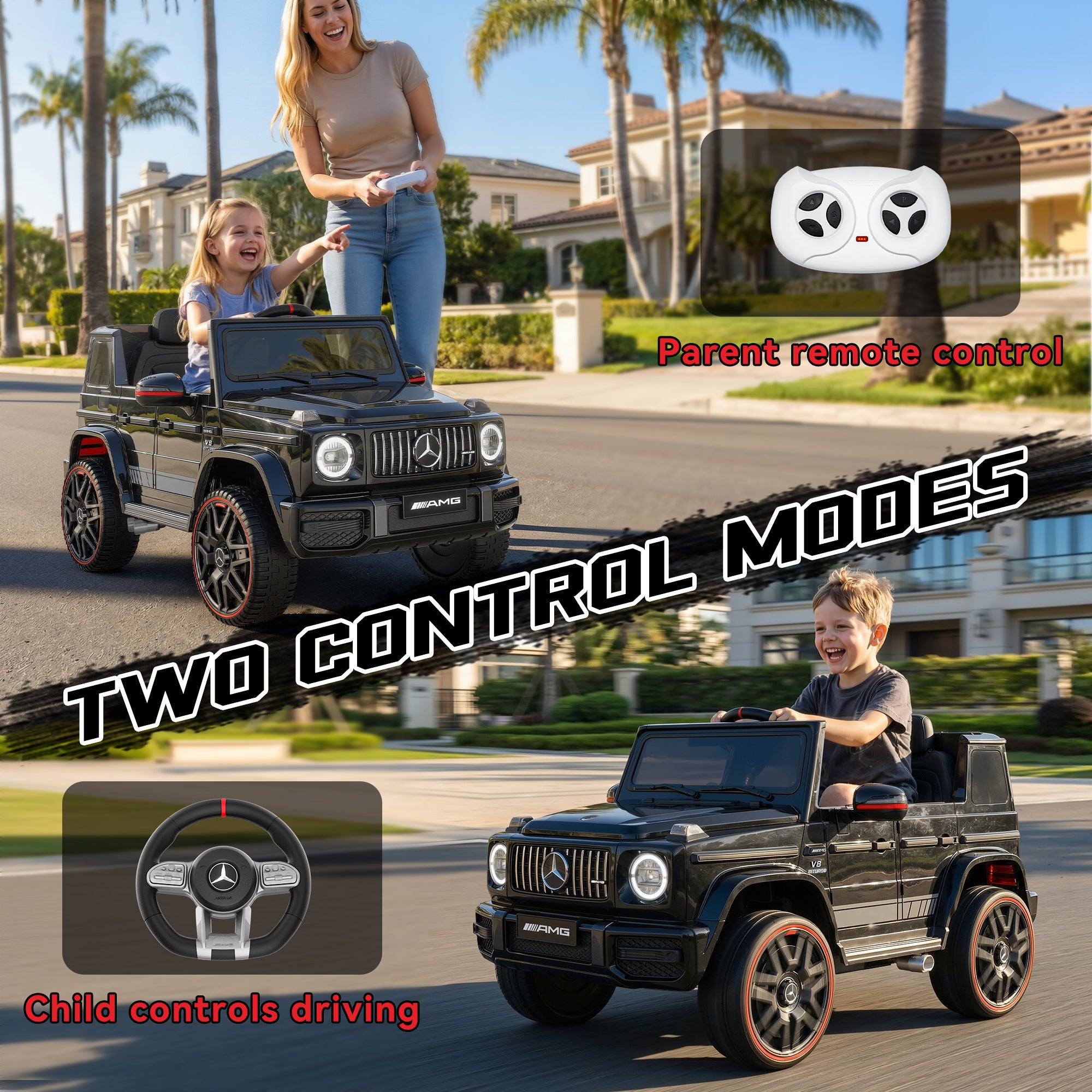 12V Licensed Mercedes-Benz G63 Ride-On SUV