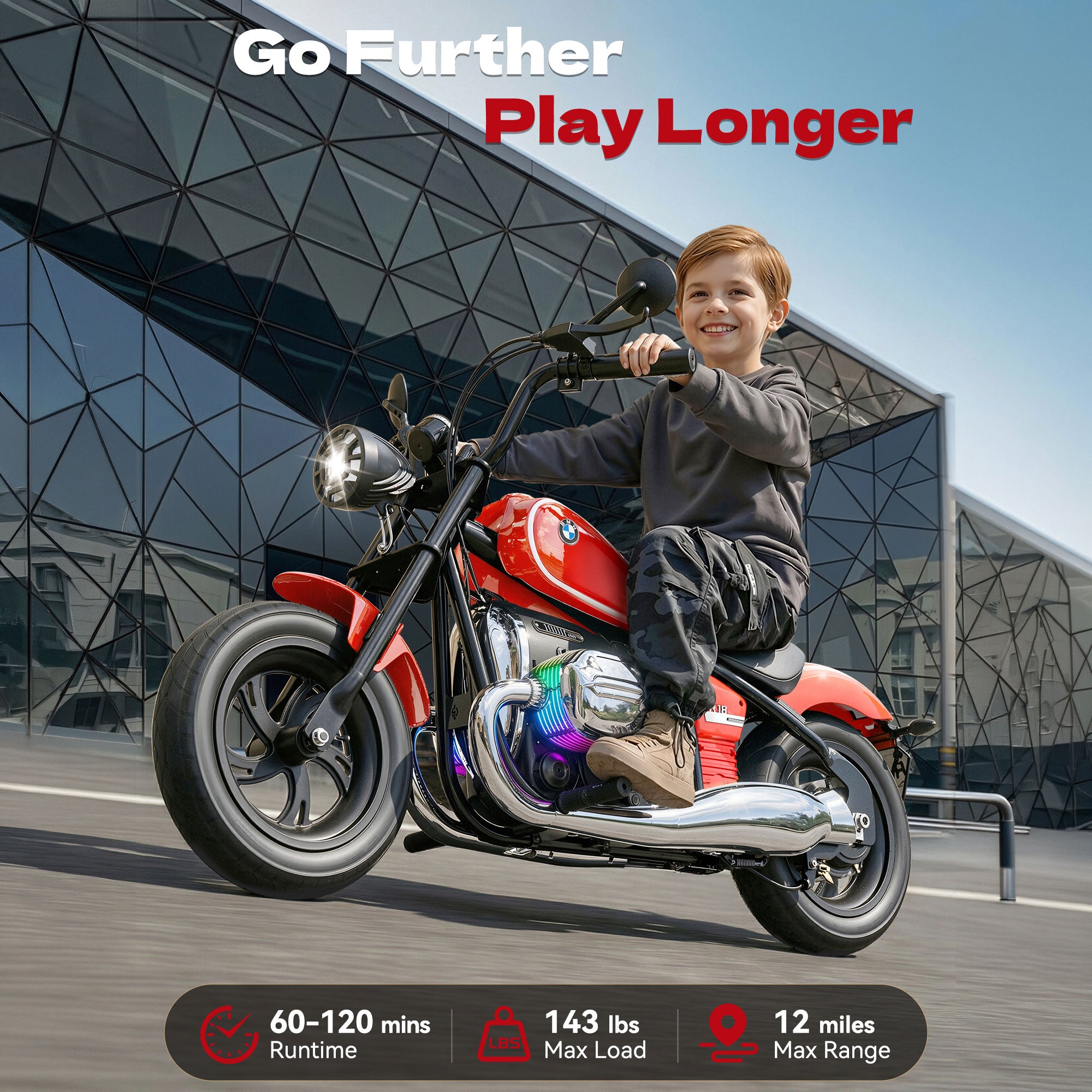 24V Kids Electric Motorcycle: Licensed BMW R18
