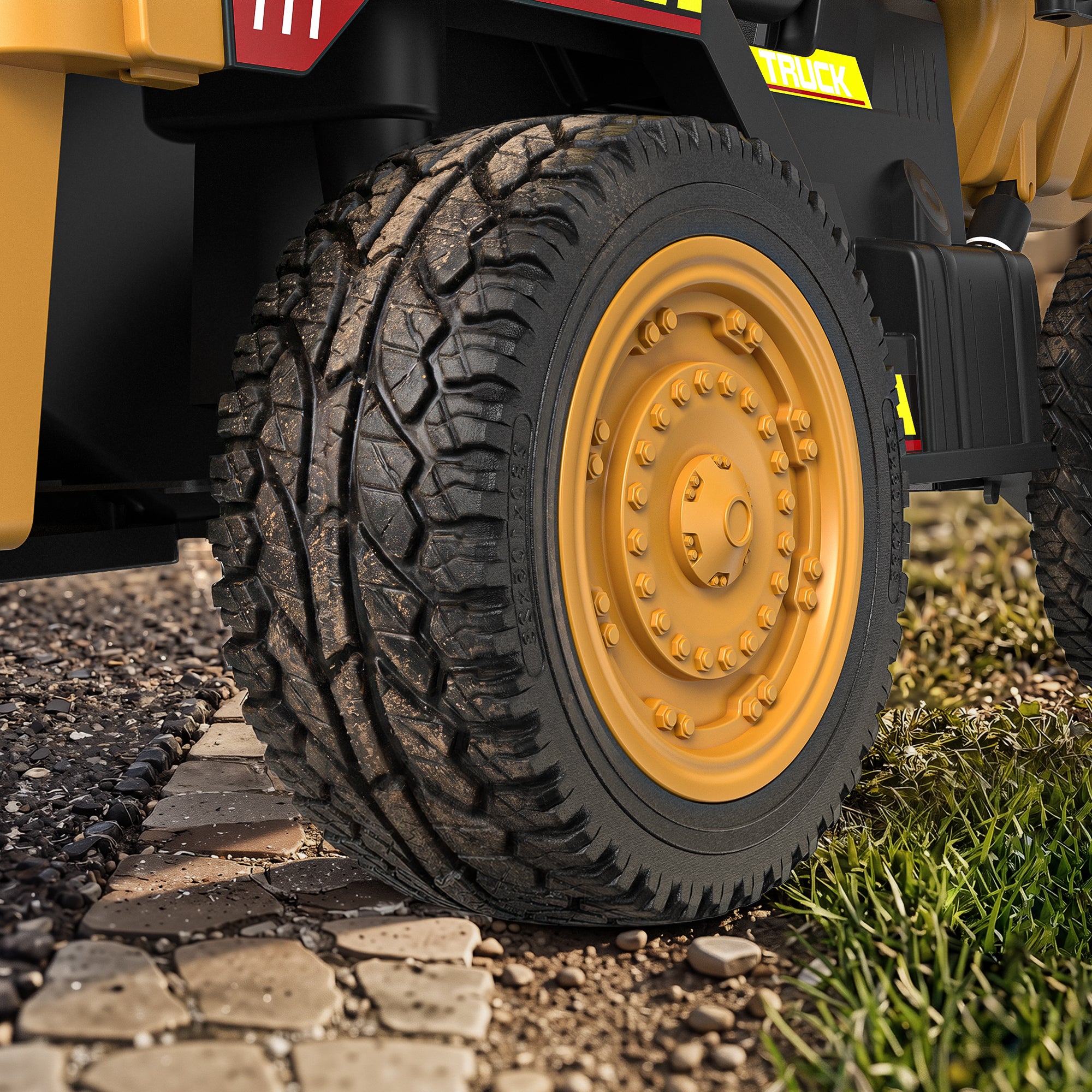 24V Dump Truck Ride-On with EVA tires