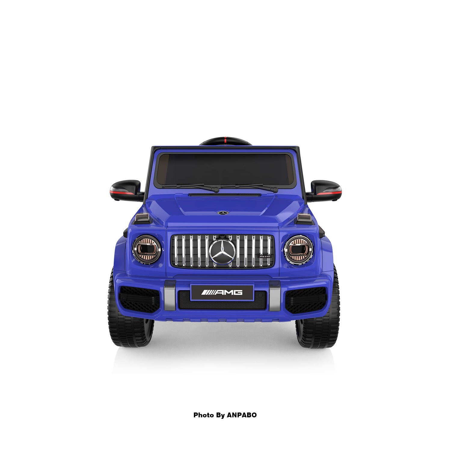 12V 2-Seater Mercedes-Benz Licensed G63 Kids Ride On Car/SUV with Remote Control-blue