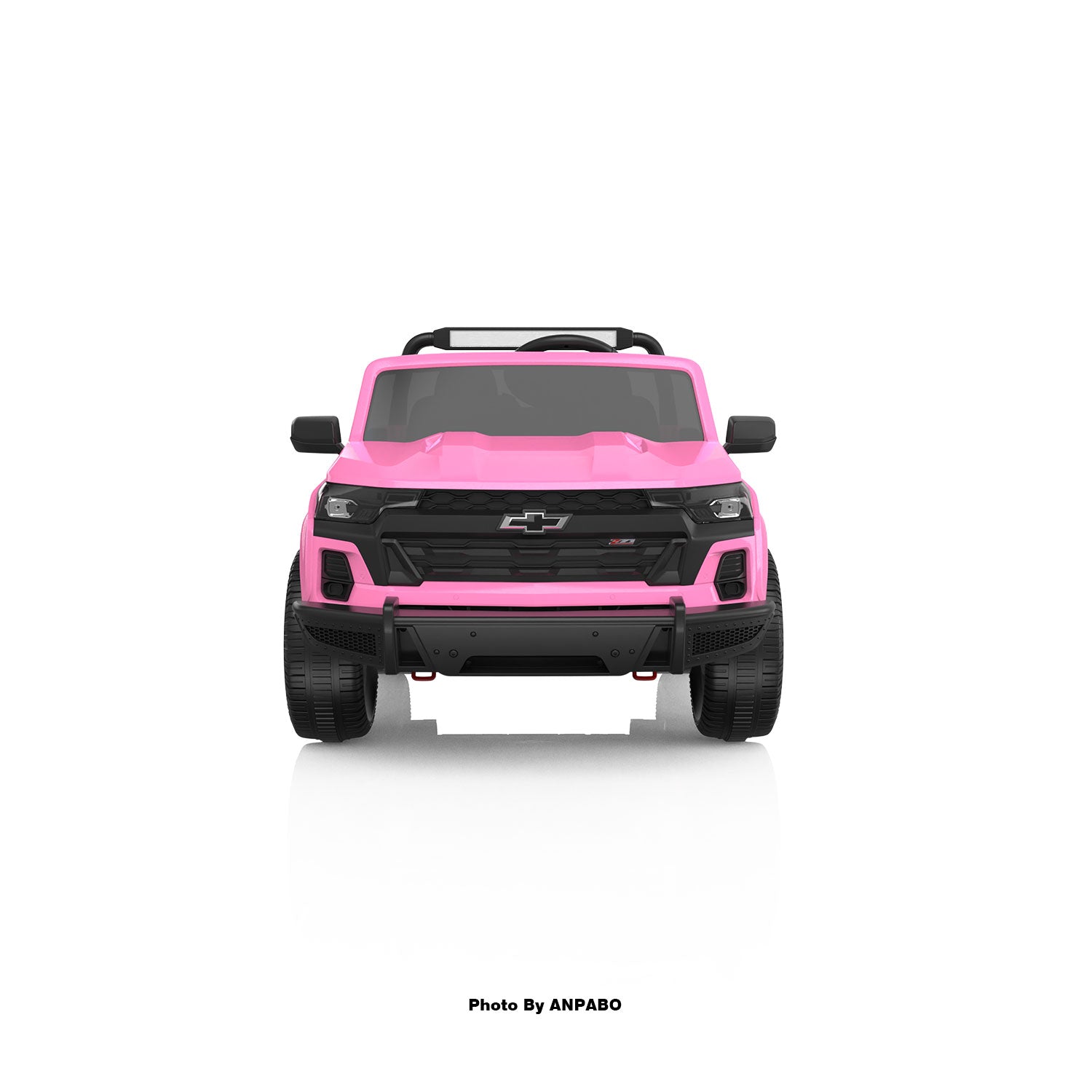 24V Licensed Chevrolet Colorado 2-Seater Kids Ride On Truck-pink