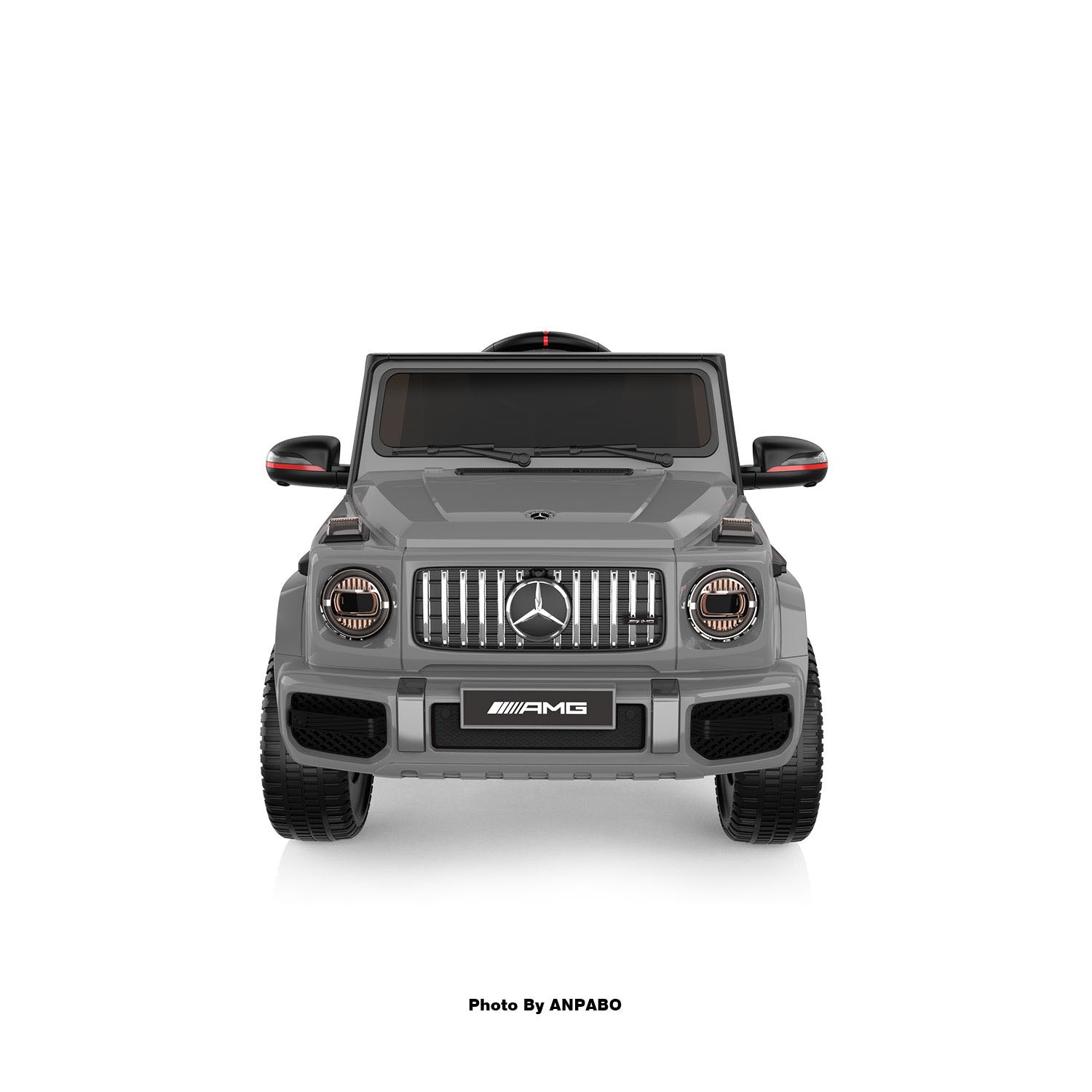 12V 2-Seater Mercedes-Benz Licensed G63 Kids Ride On Car/SUV with Remote Control-gray