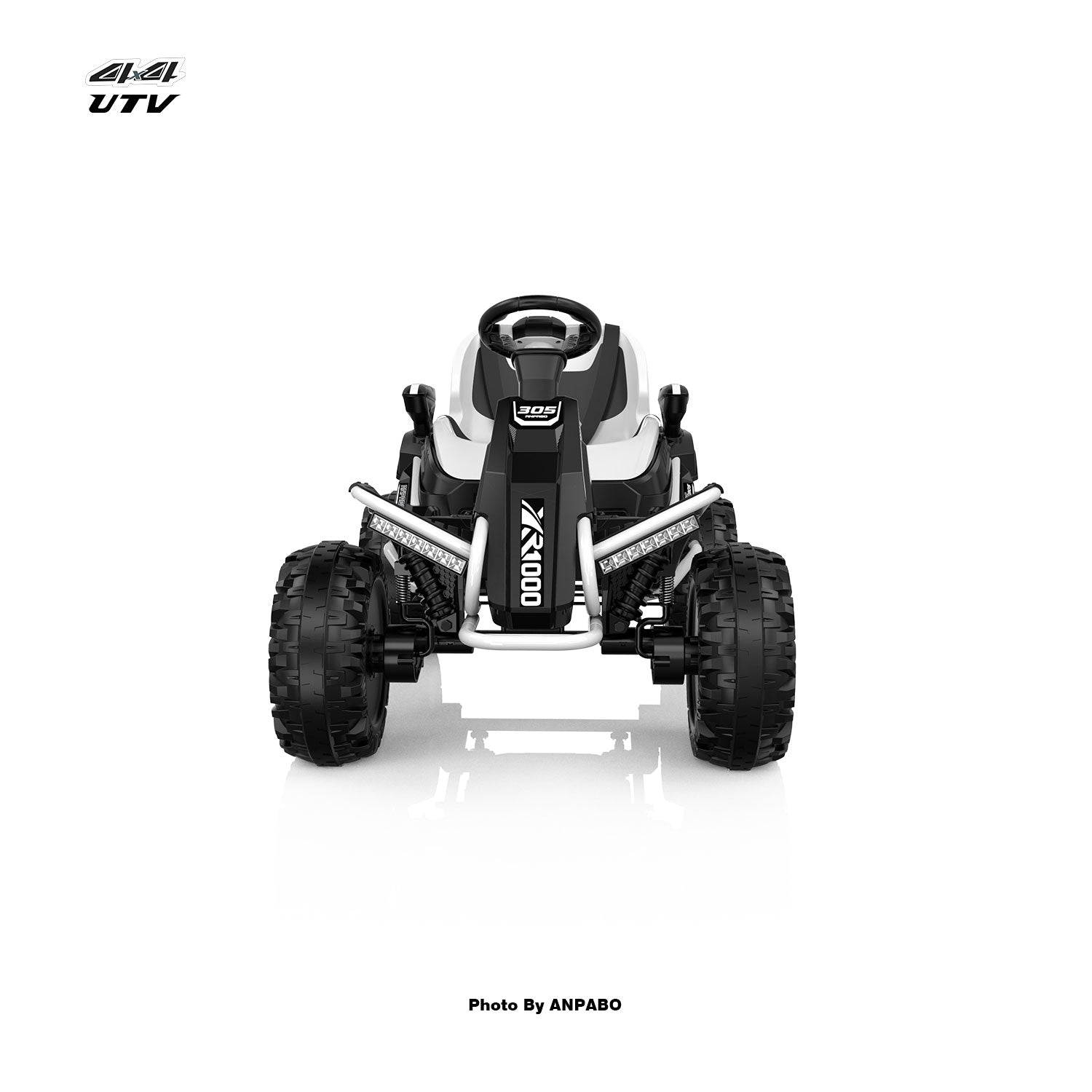 24V ANPOBO Direct Terrain Ride-On Buggy with Remote-white