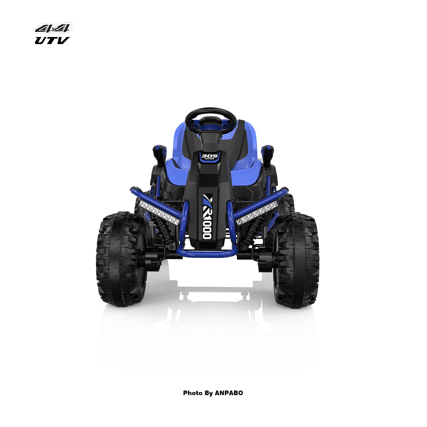 24V ANPABODirect Terrain Ride-On Buggy with Remote-blue