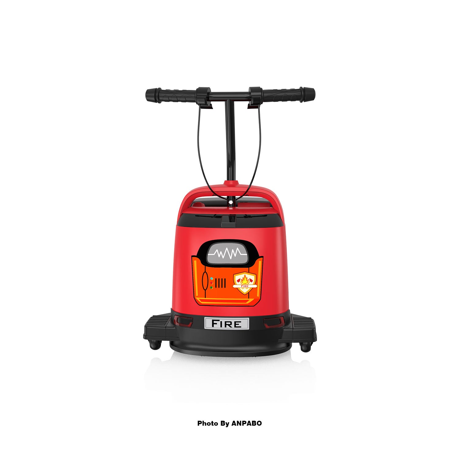 ANPABO 24V Kids Ride On Car with Lights & Music-red