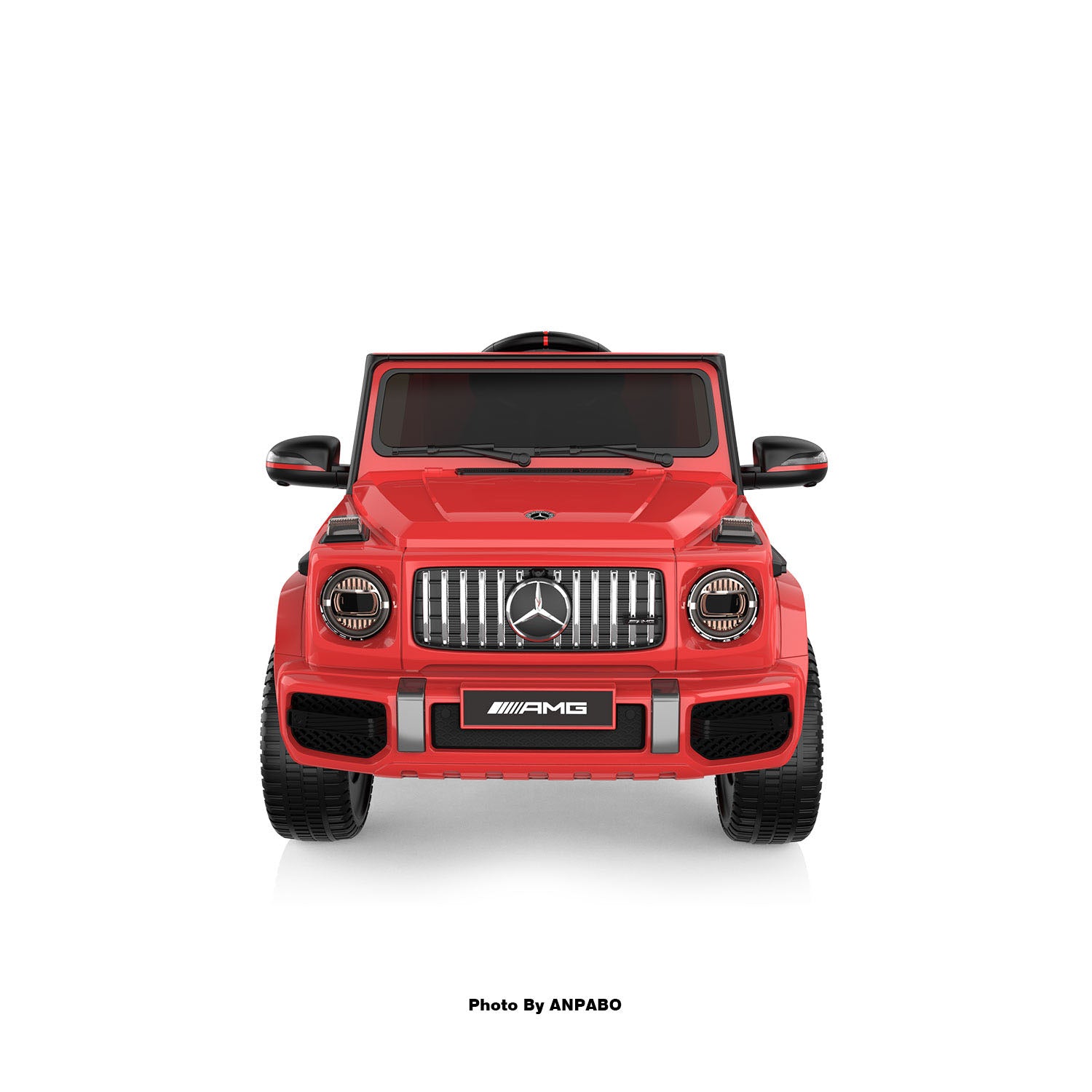 12V 2-Seater Mercedes-Benz Licensed G63 Kids Ride On Car/SUV with Remote Control-red