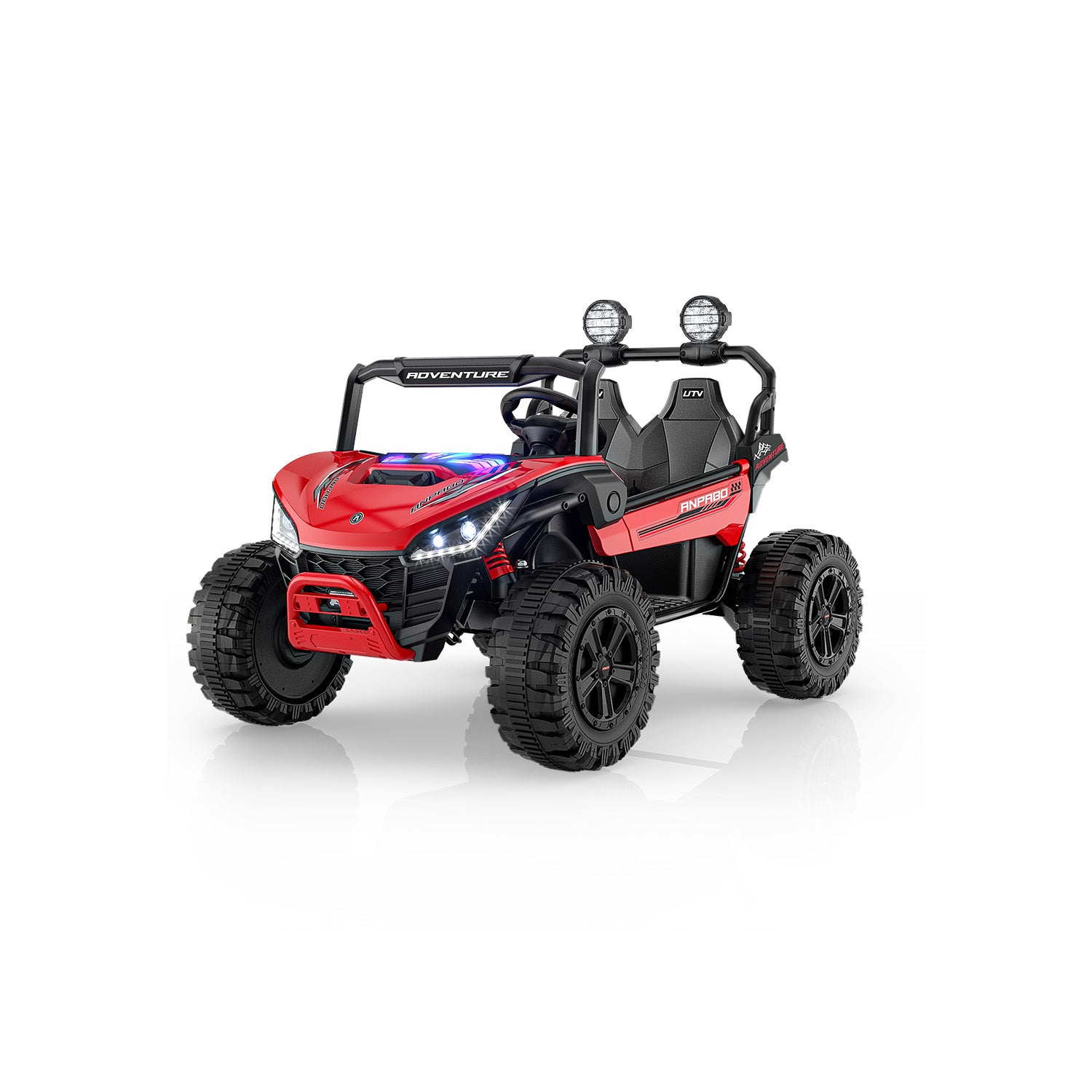 24V ANPOBO Direct Terrain Ride-On Buggy-UTV with Remote-red
