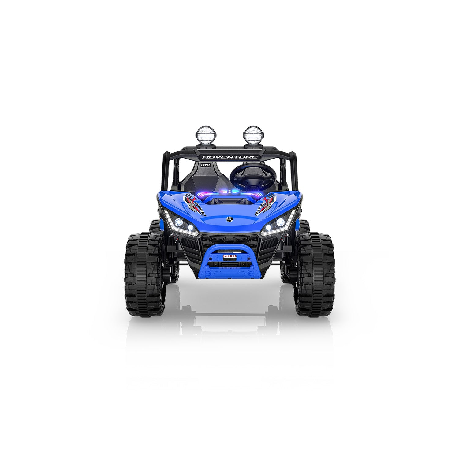 24V ANPOBO Direct Terrain Ride-On Buggy-UTV with Remote-blue