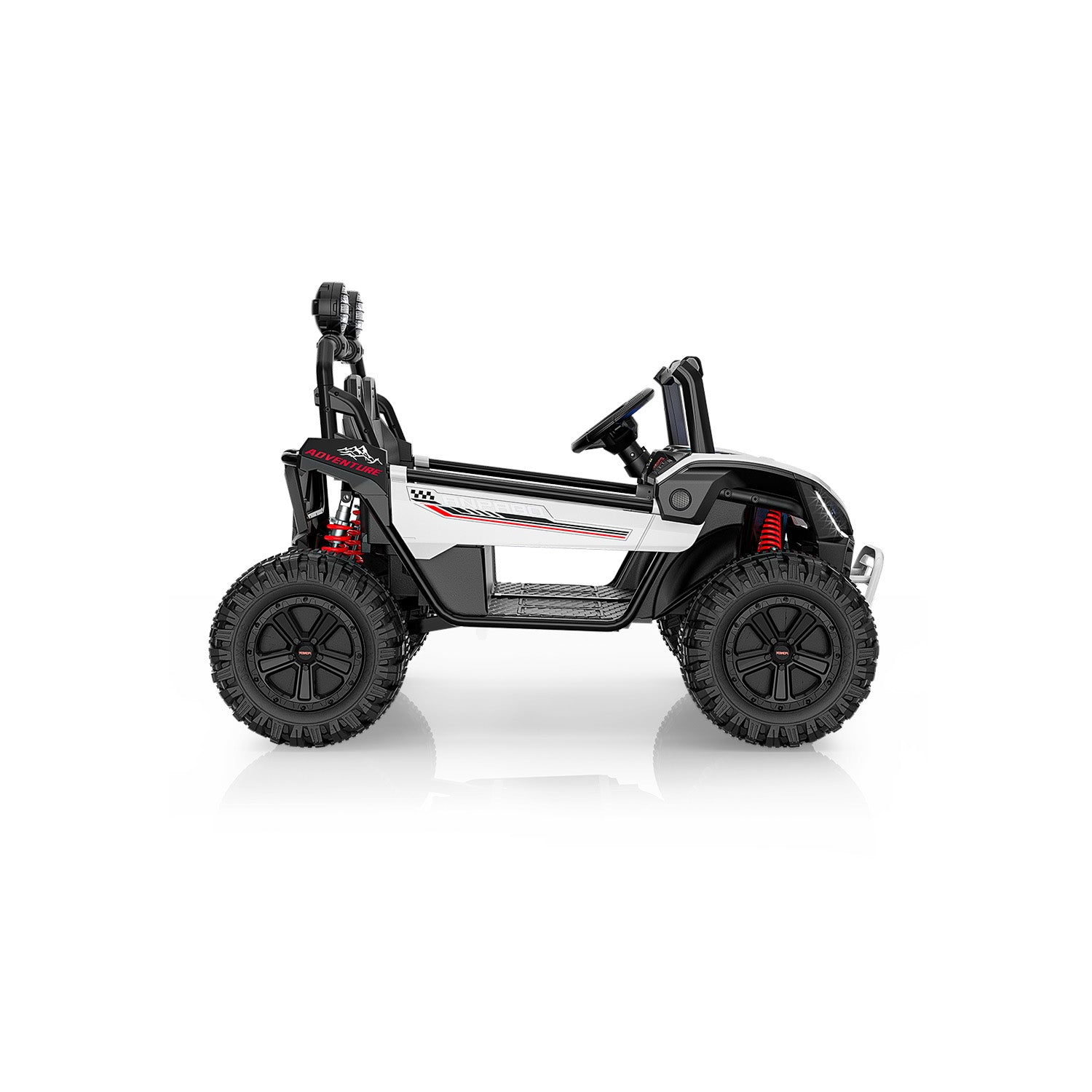24V ANPOBO Direct Terrain Ride-On Buggy-UTV with Remote-WHITE