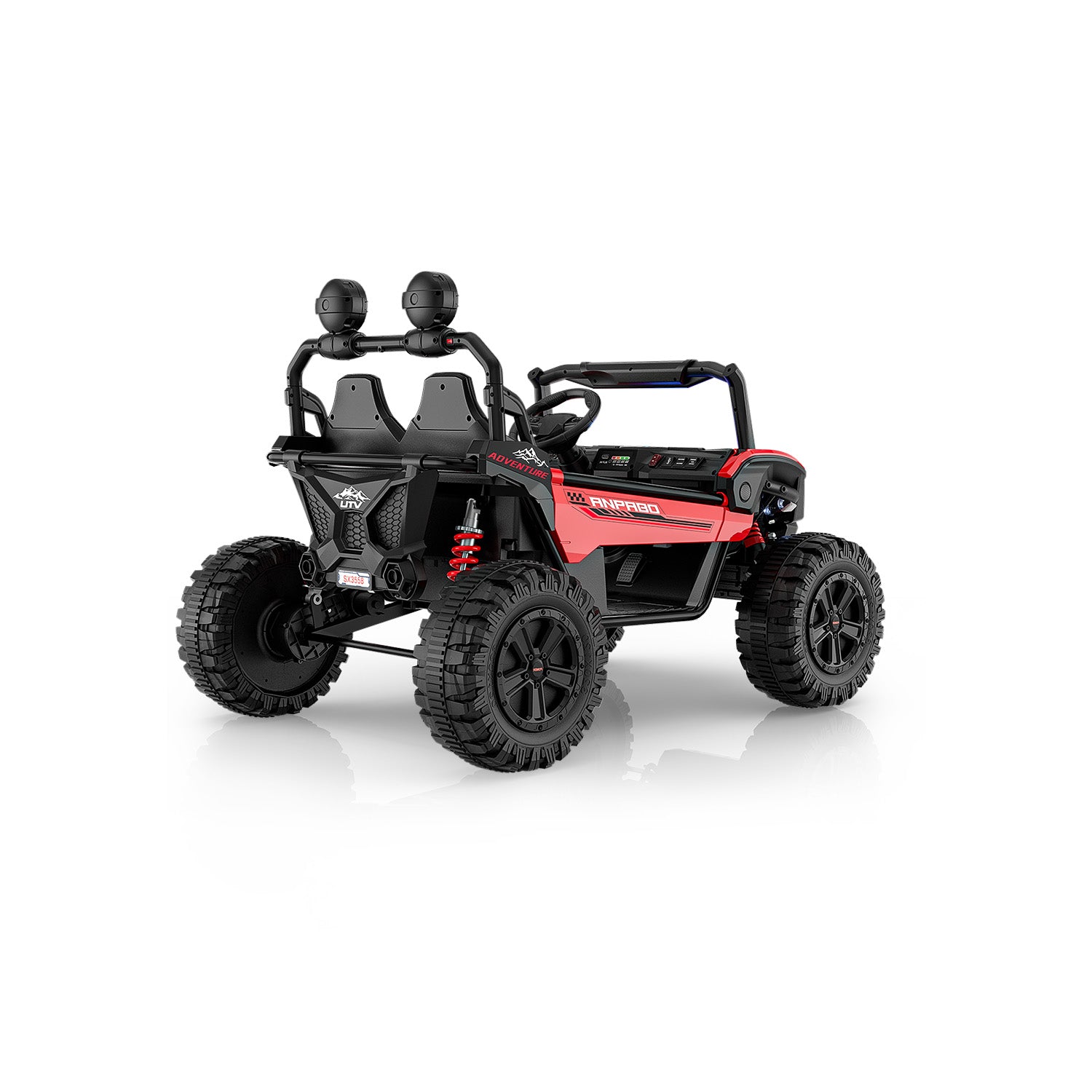 24V ANPOBO Direct Terrain Ride-On Buggy-UTV with Remote-red