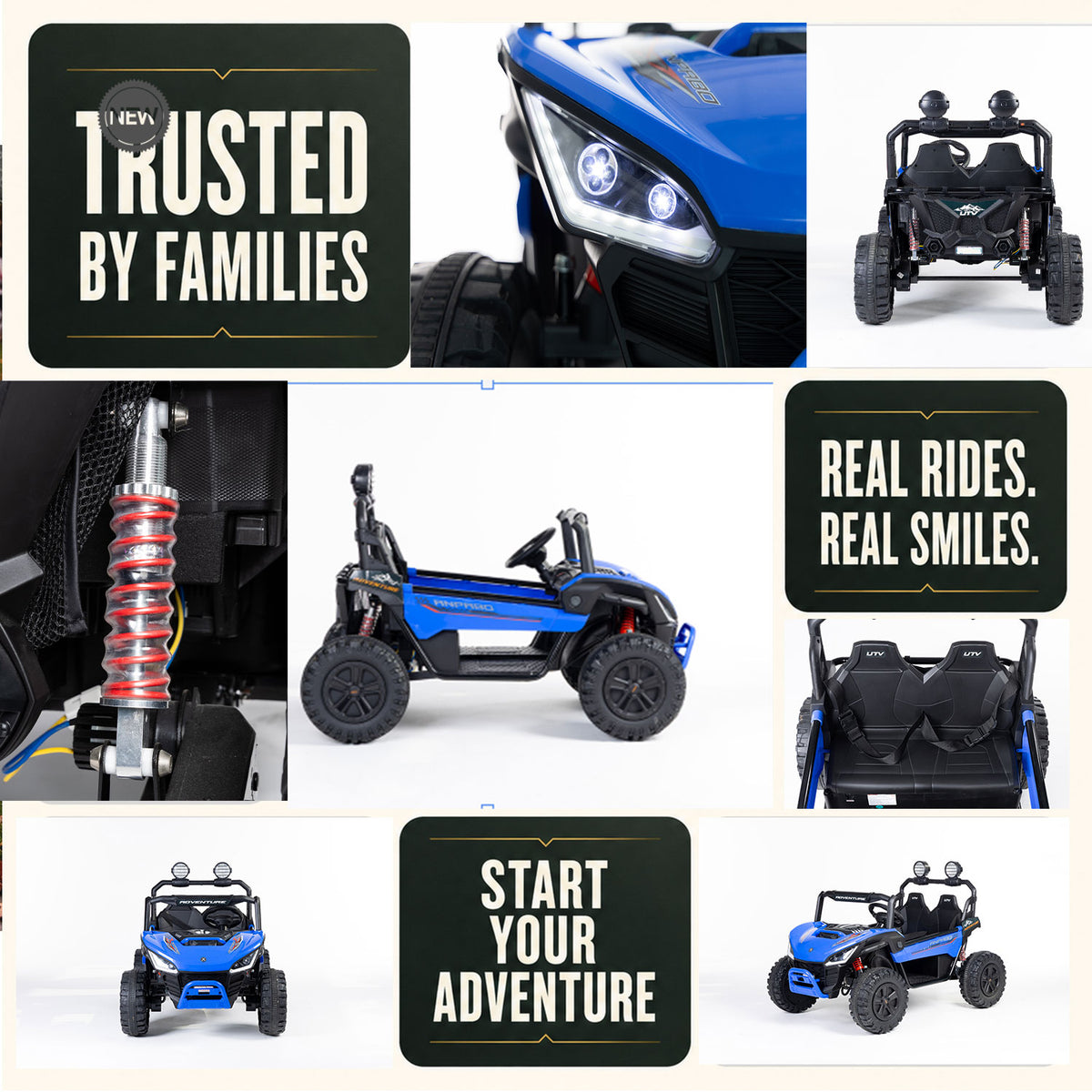24V All-Terrain Ride-On Buggy UTV