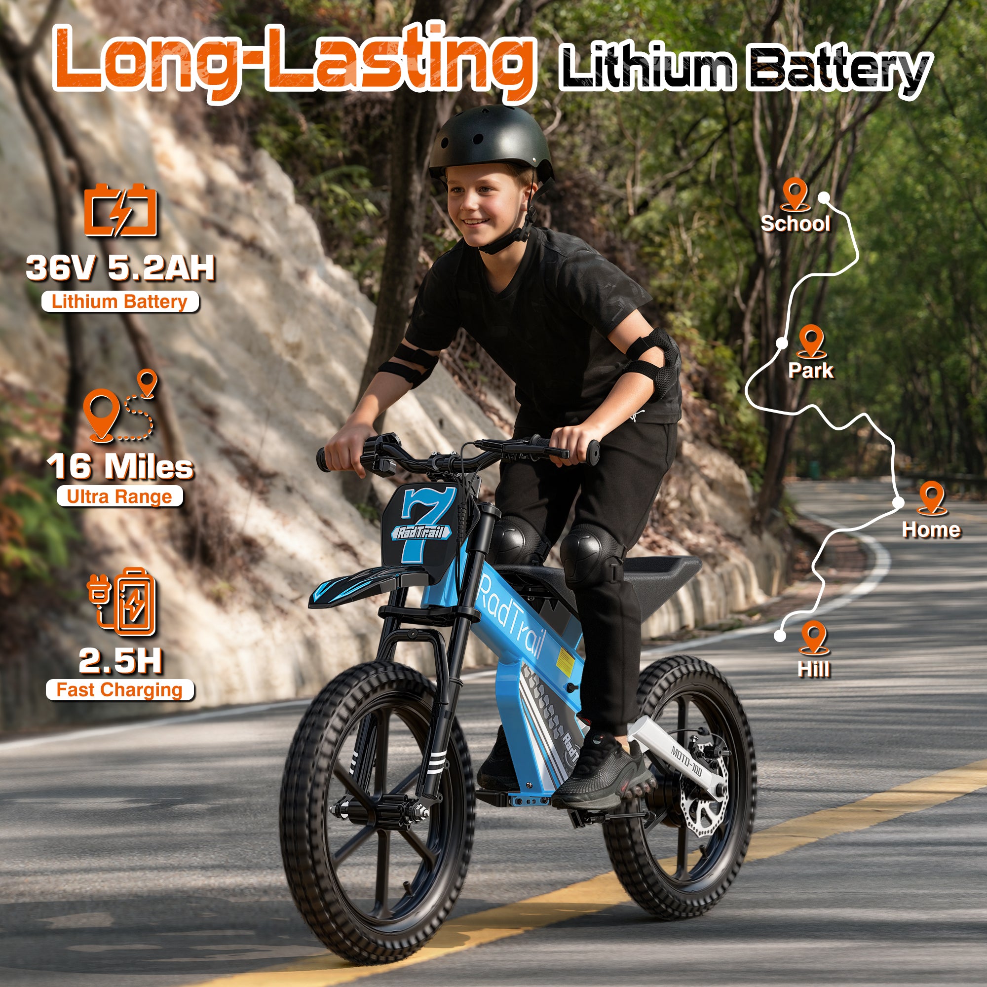 36V 16" Kids Electric Dirt Bike-B0GH6PZVCB