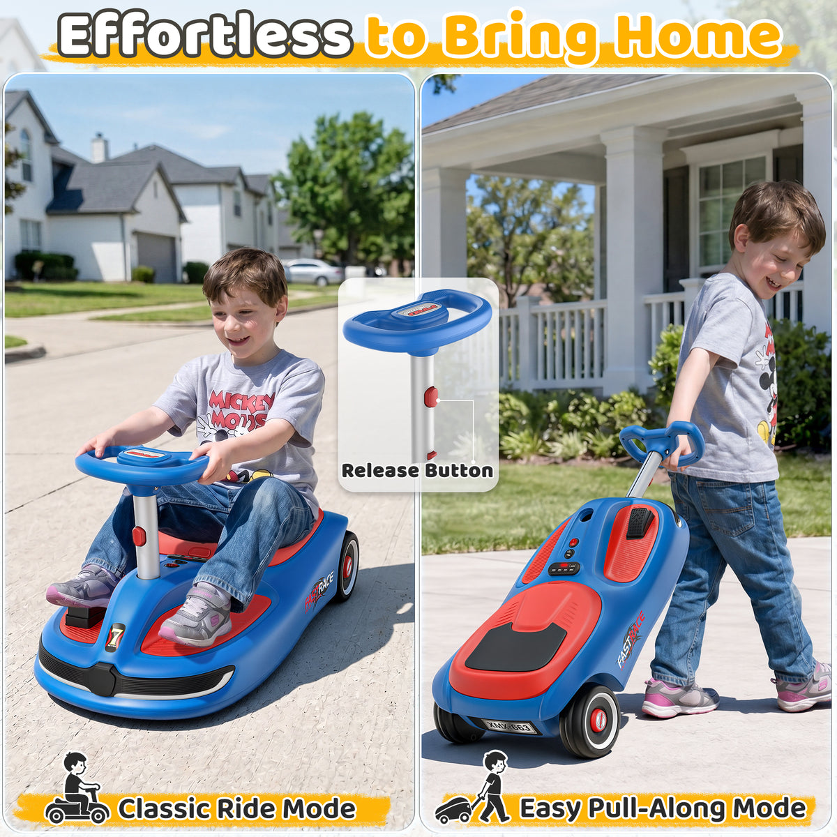 12V Kid's electric cleaning car